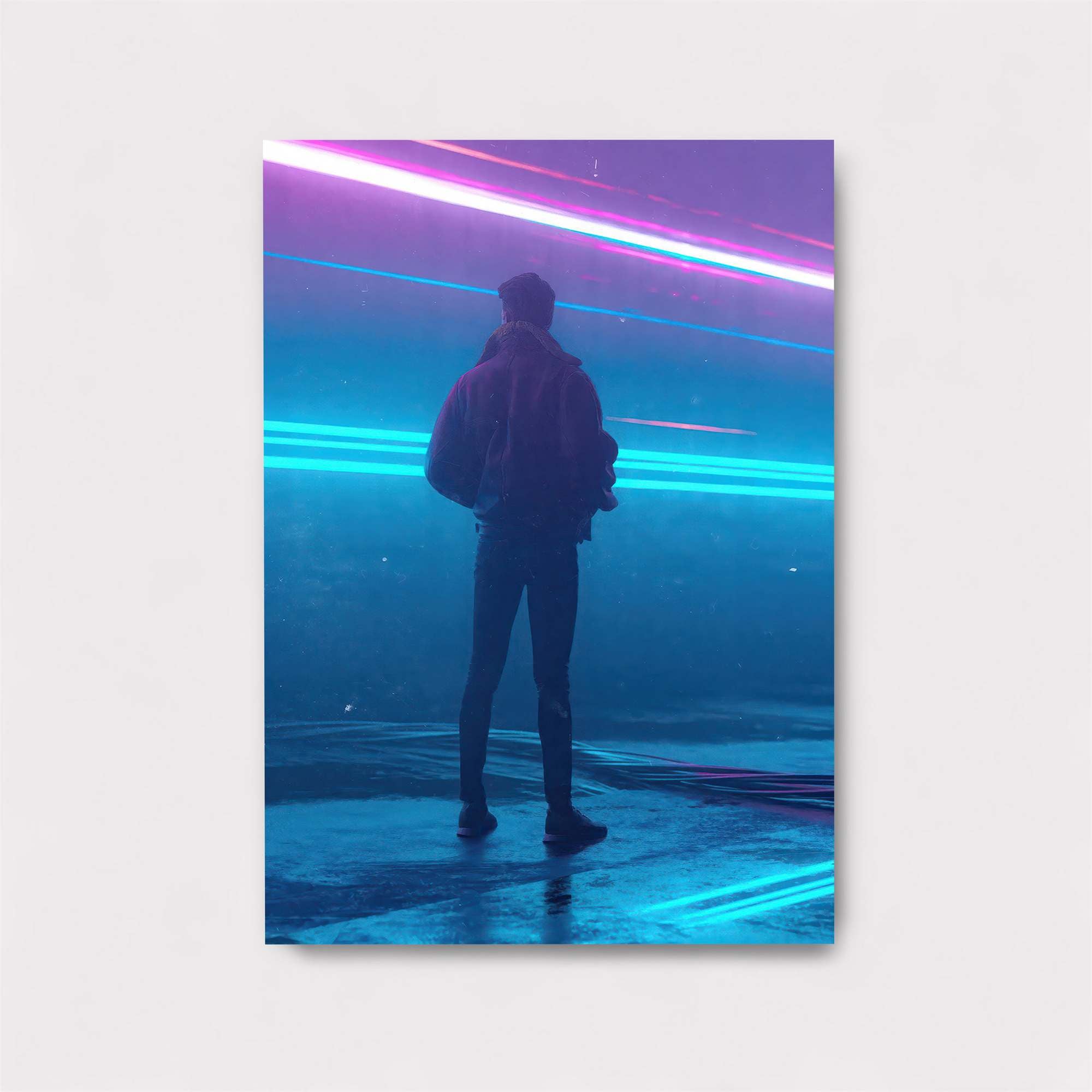 Neon Solitude Safe Wall Magnetic / M