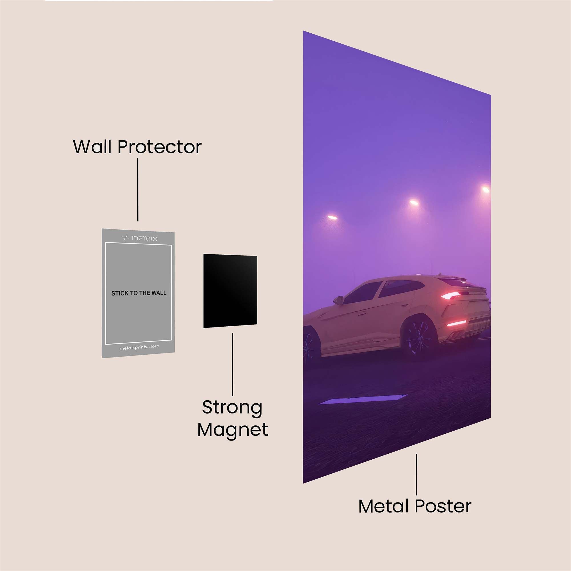 Urus Enigma Safe Wall Magnetic / M