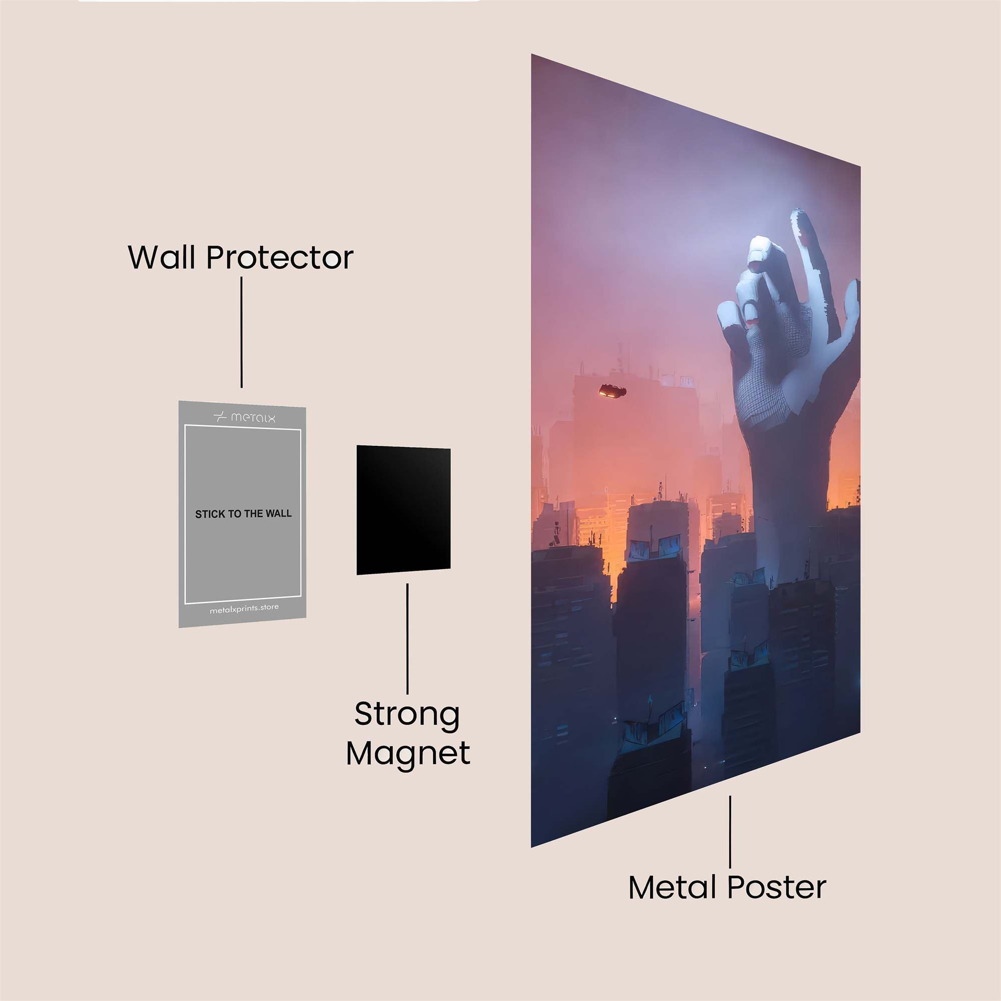 Giant Despair Safe Wall Magnetic / M