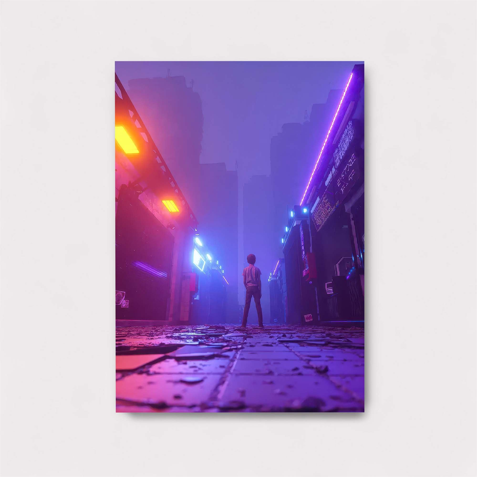 Neon Solitude Safe Wall Magnetic / M