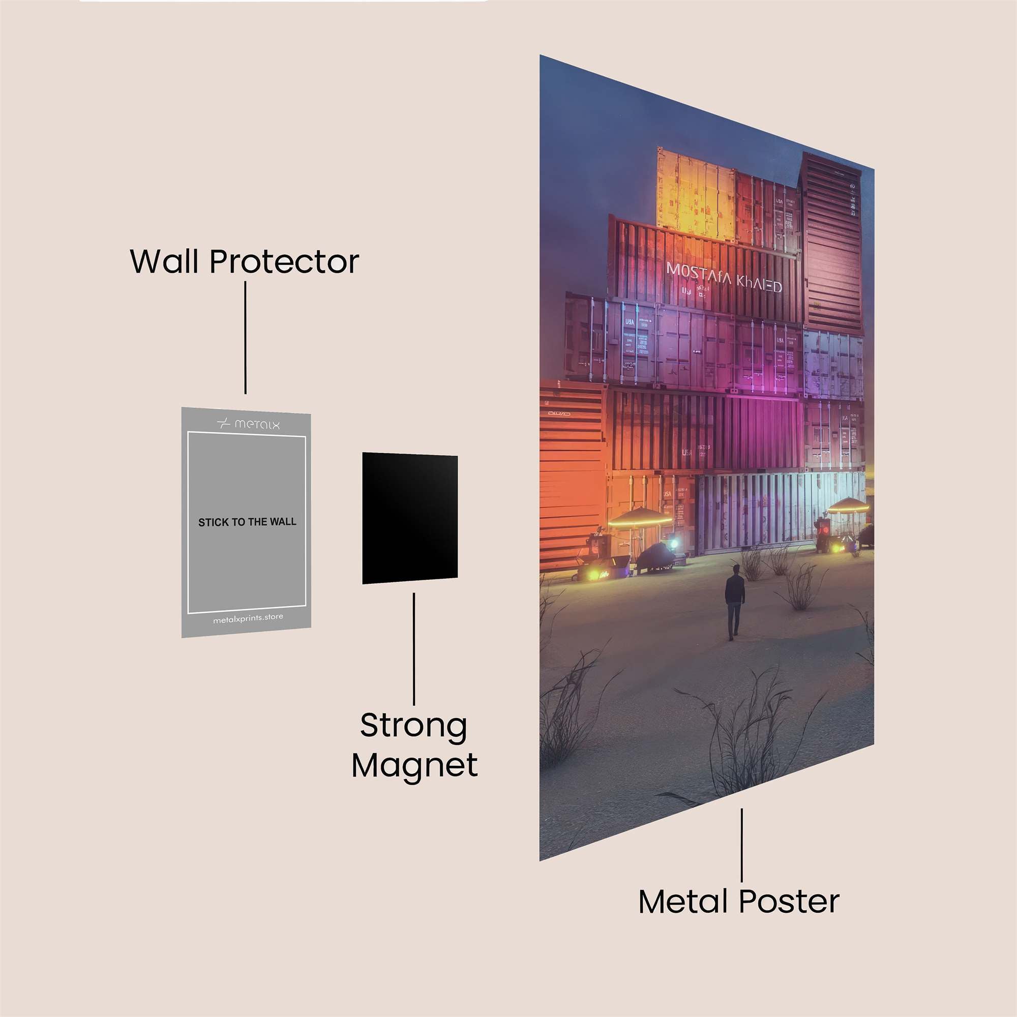 Container Dreamscape Safe Wall Magnetic / M