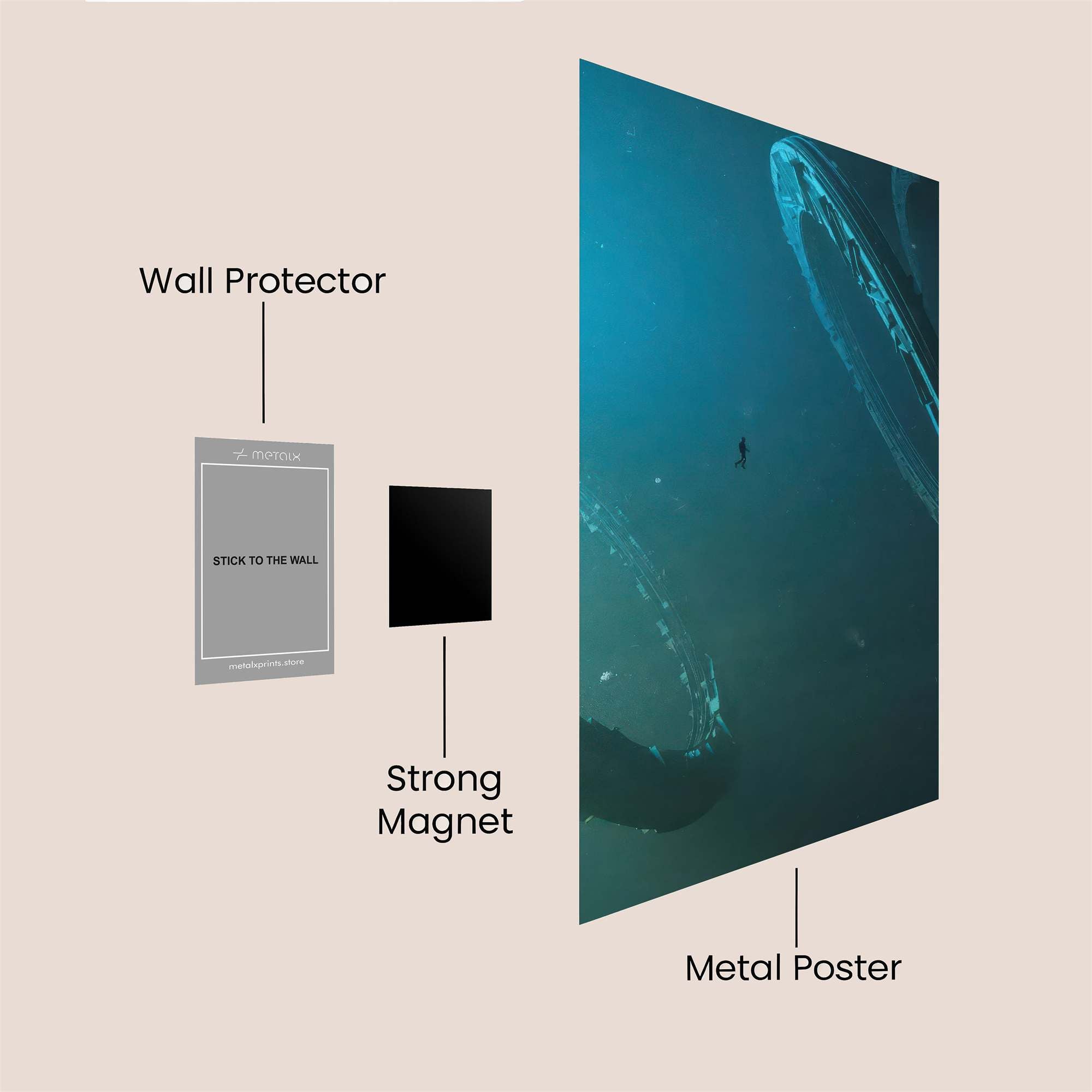 Halos Enigmatic Safe Wall Magnetic / M