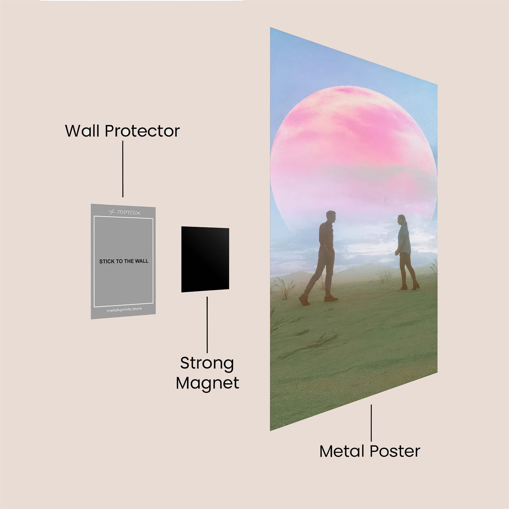 Moonlit Enigma Safe Wall Magnetic / M