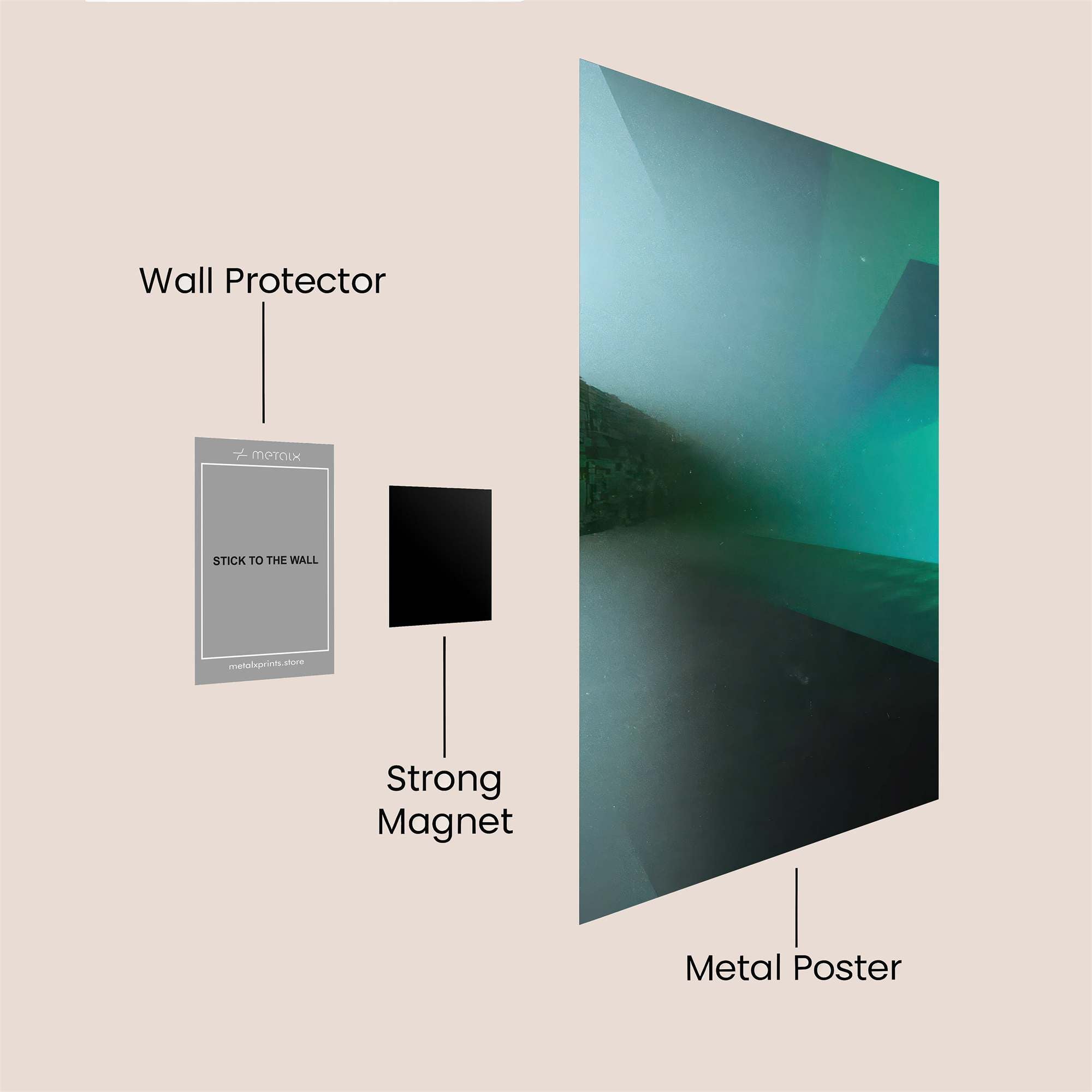 Monolith Mystery Safe Wall Magnetic / M