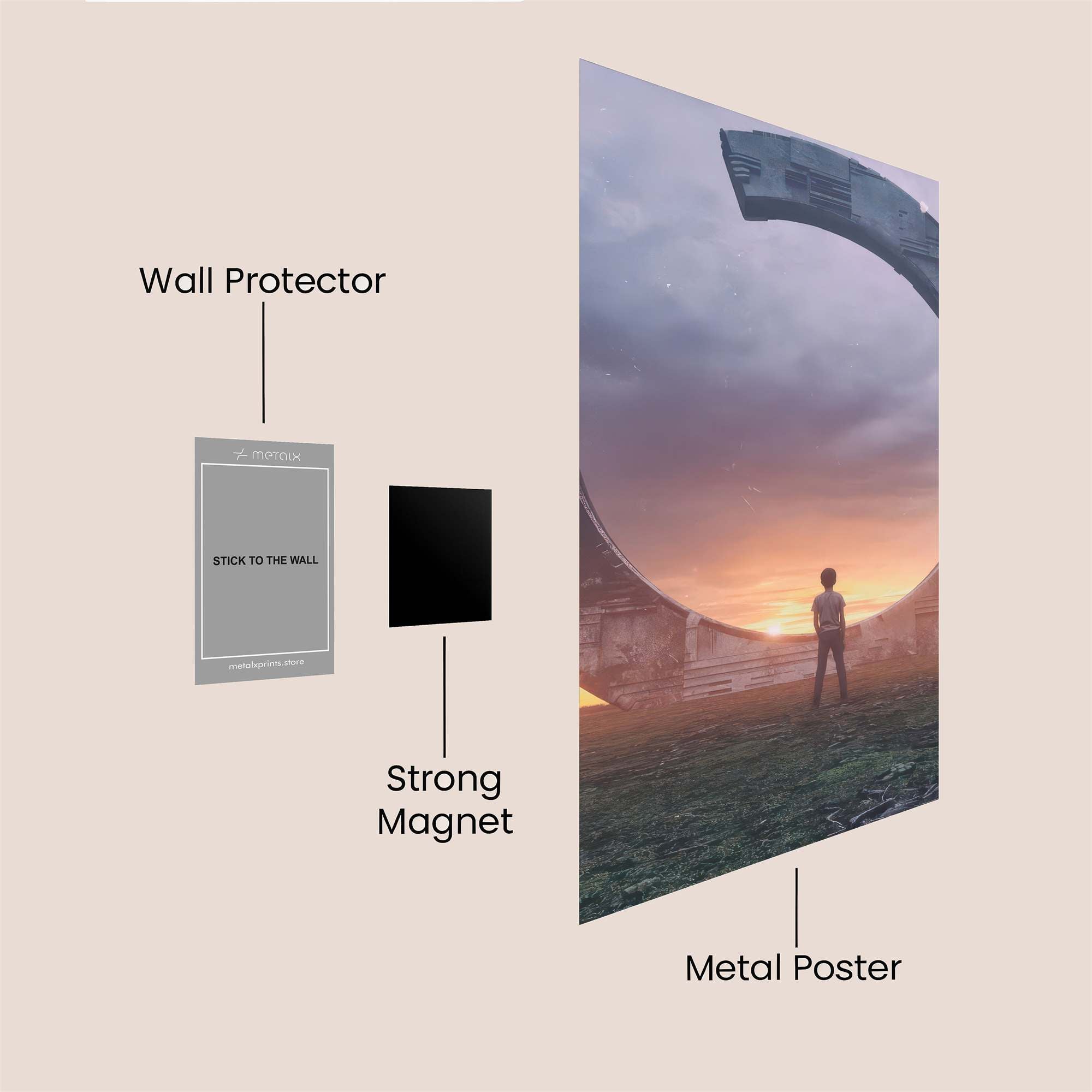 Portal Serenity Safe Wall Magnetic / M