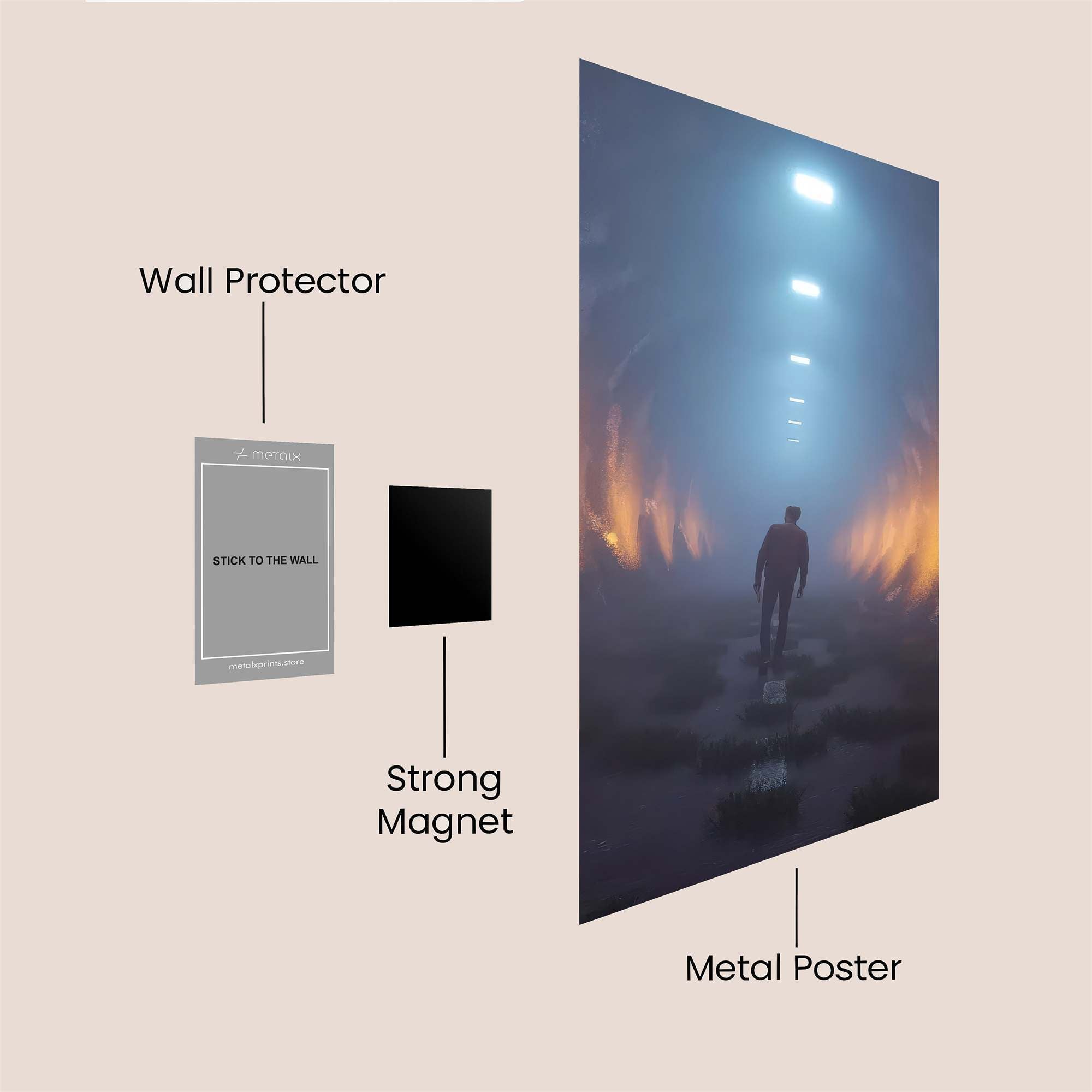 Journey Enigmatic Safe Wall Magnetic / M