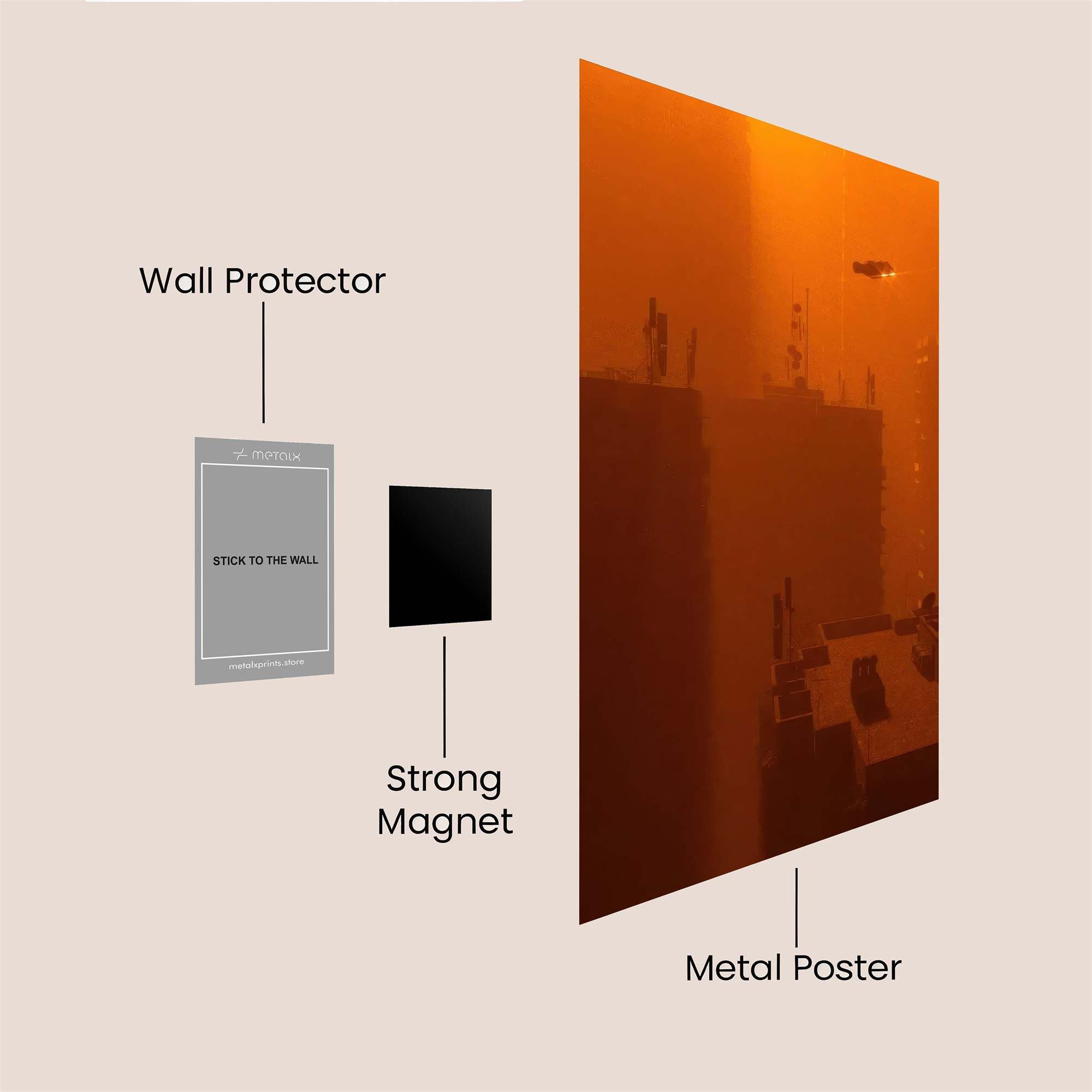 BladeRunner Haze Safe Wall Magnetic / M