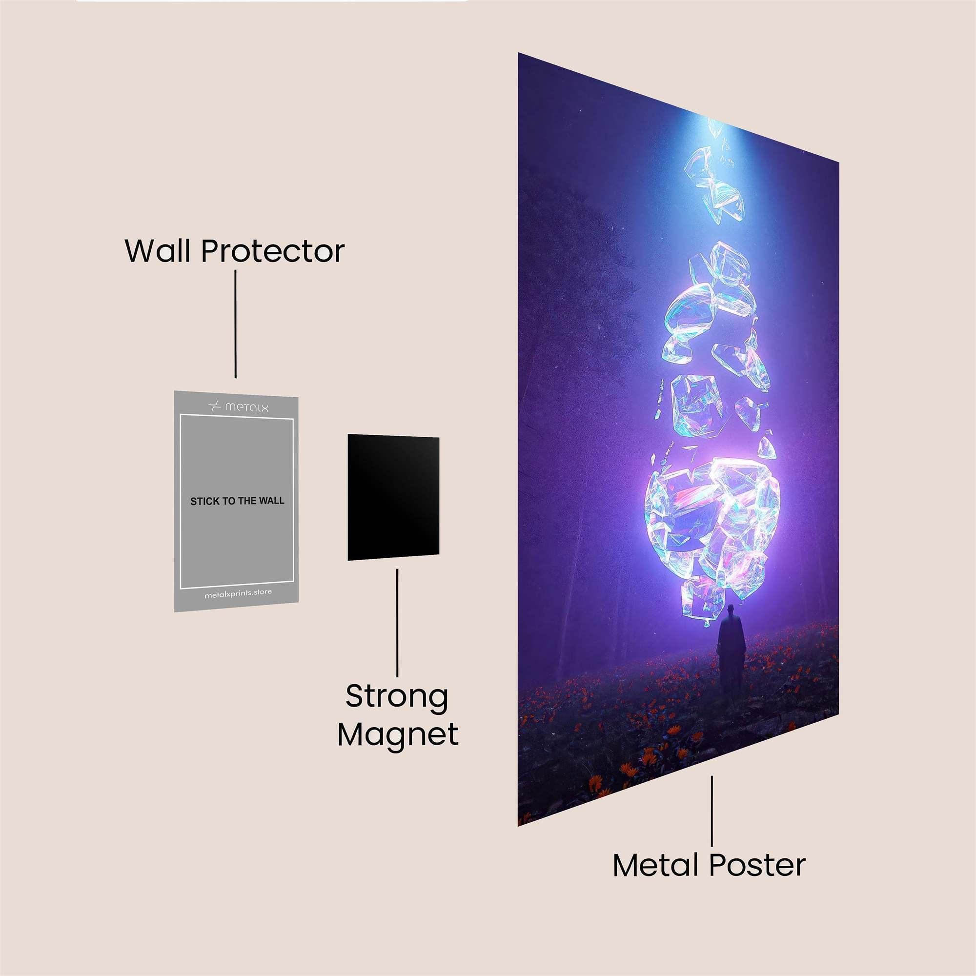 Alien Rapture Safe Wall Magnetic / M