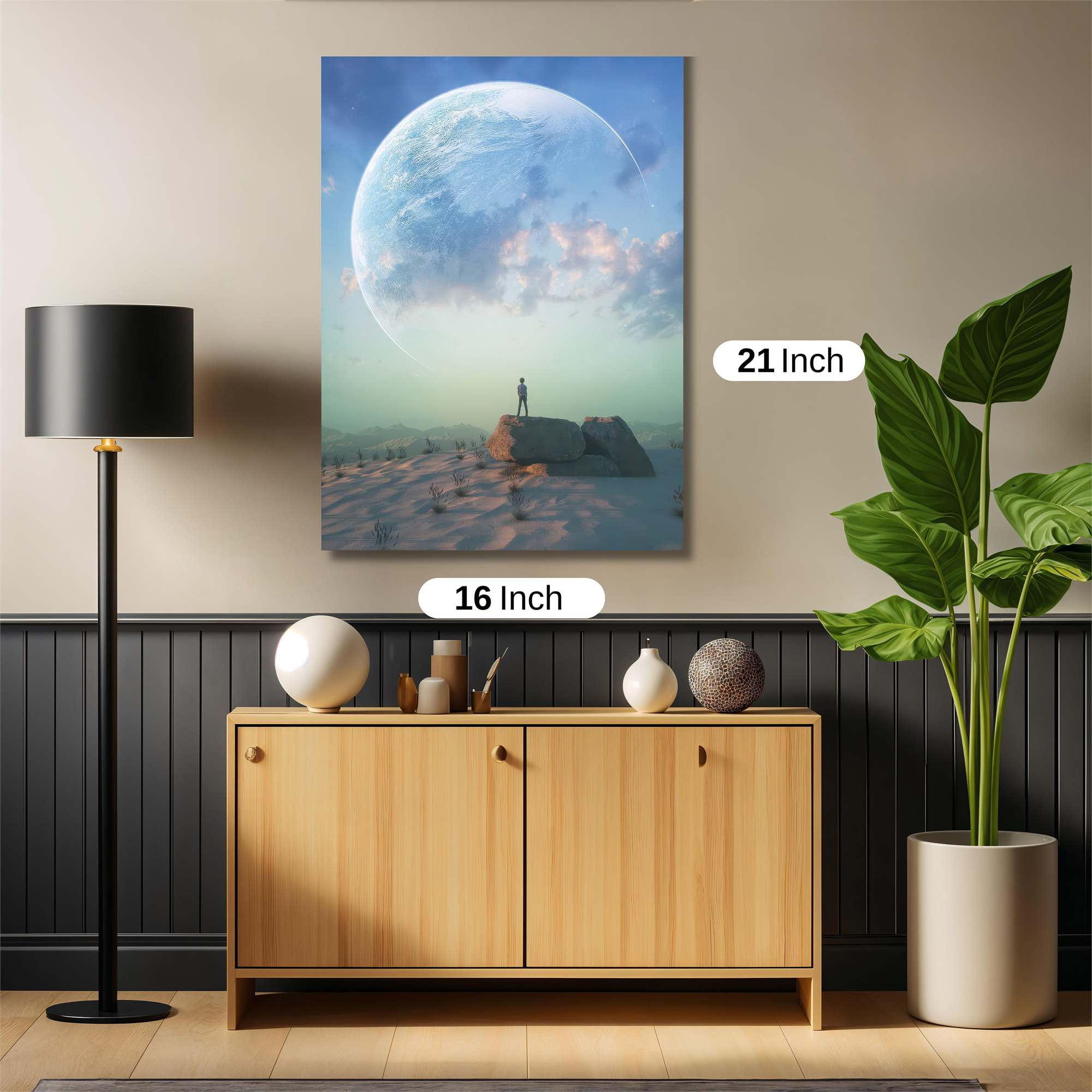 Moon Serenity Safe Wall Magnetic / M