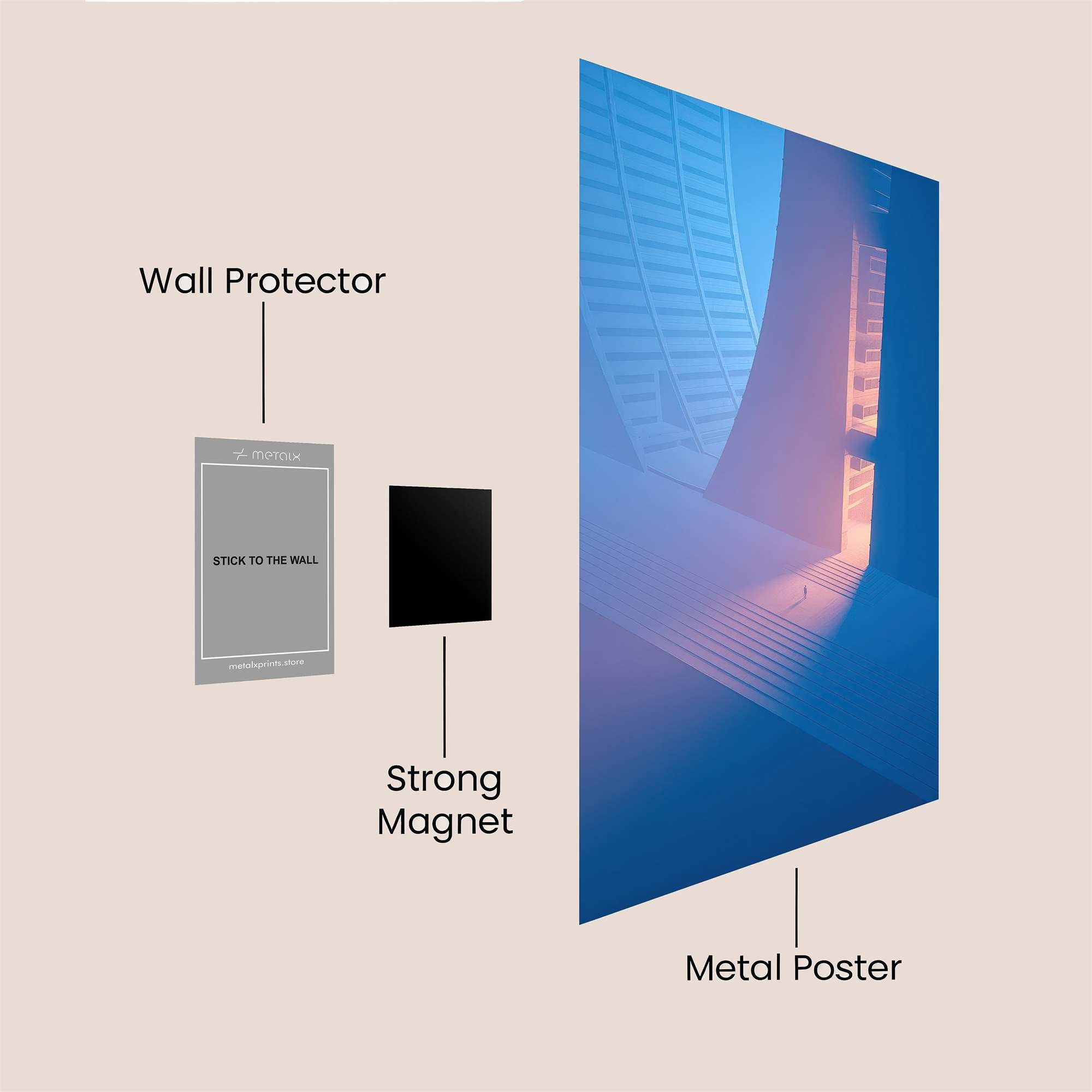 Portal Serene Safe Wall Magnetic / M