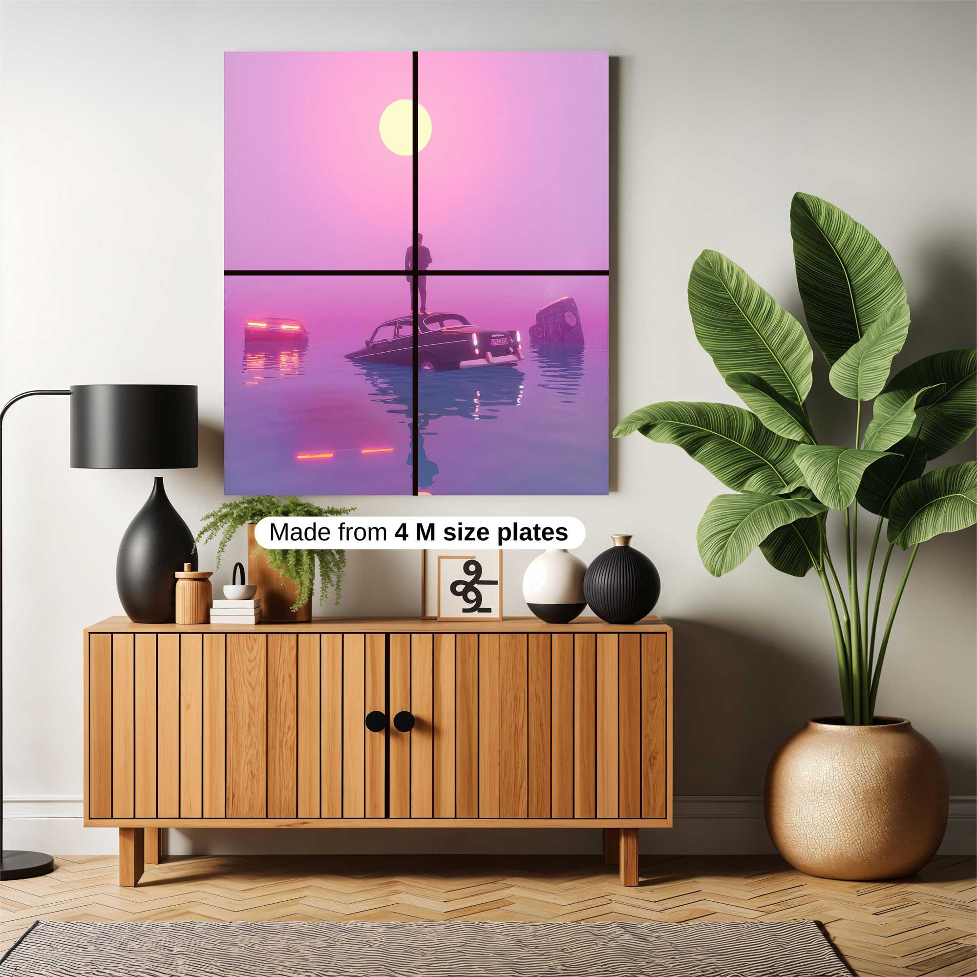 Sunset Serenity Safe Wall Magnetic / M