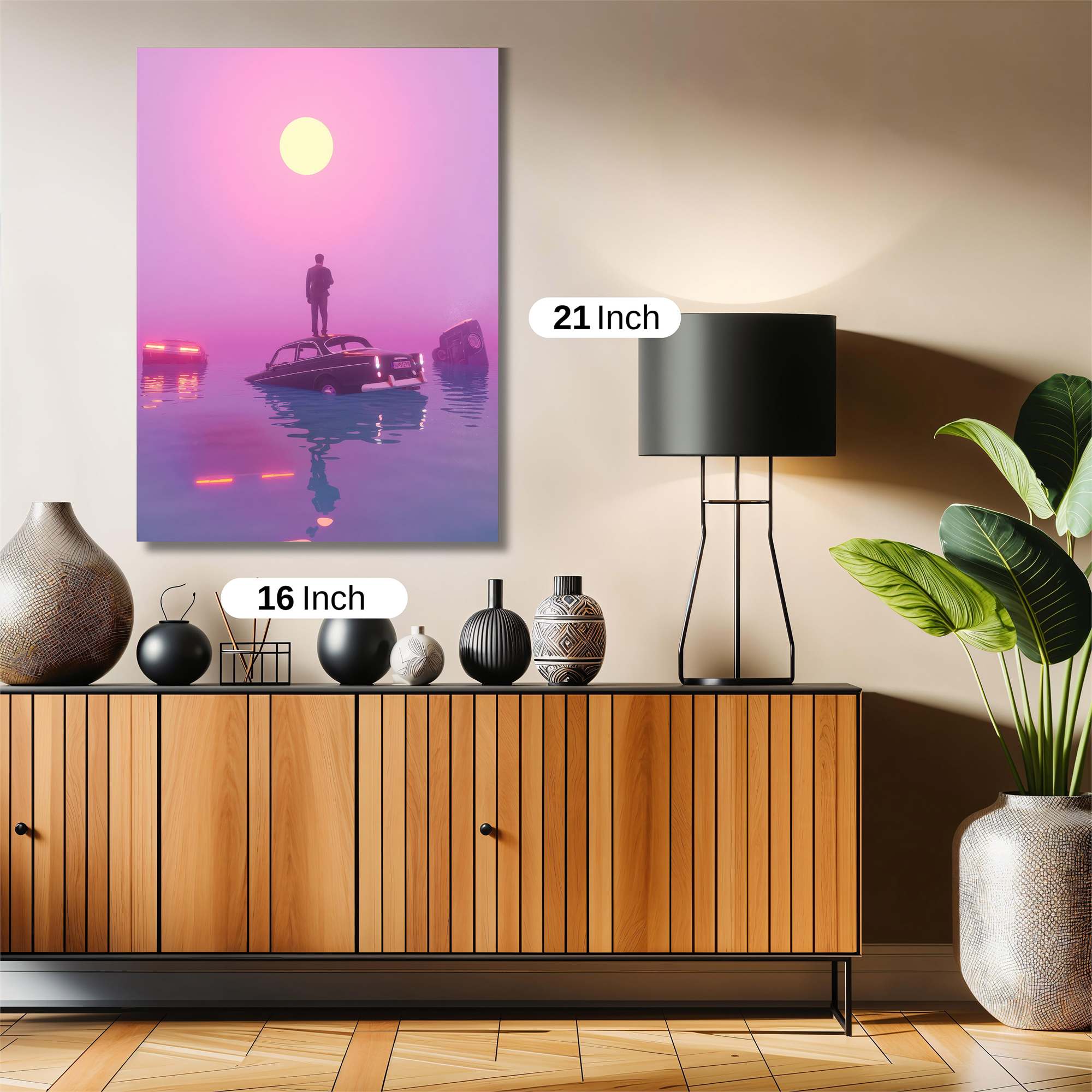 Sunset Serenity Safe Wall Magnetic / M