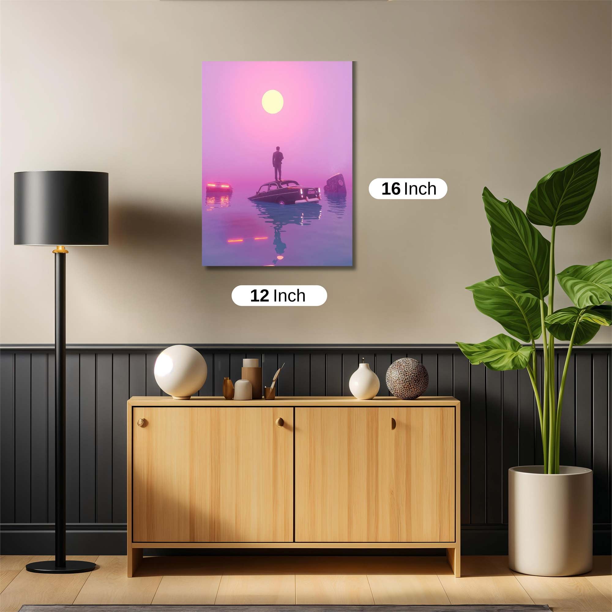 Sunset Serenity Safe Wall Magnetic / M