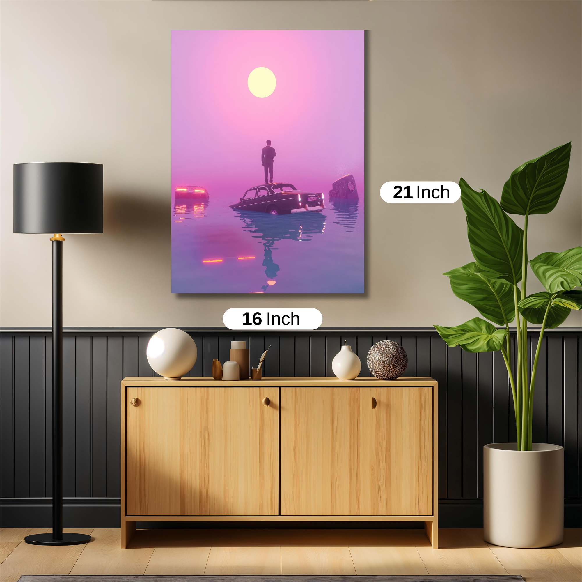 Sunset Serenity Safe Wall Magnetic / M