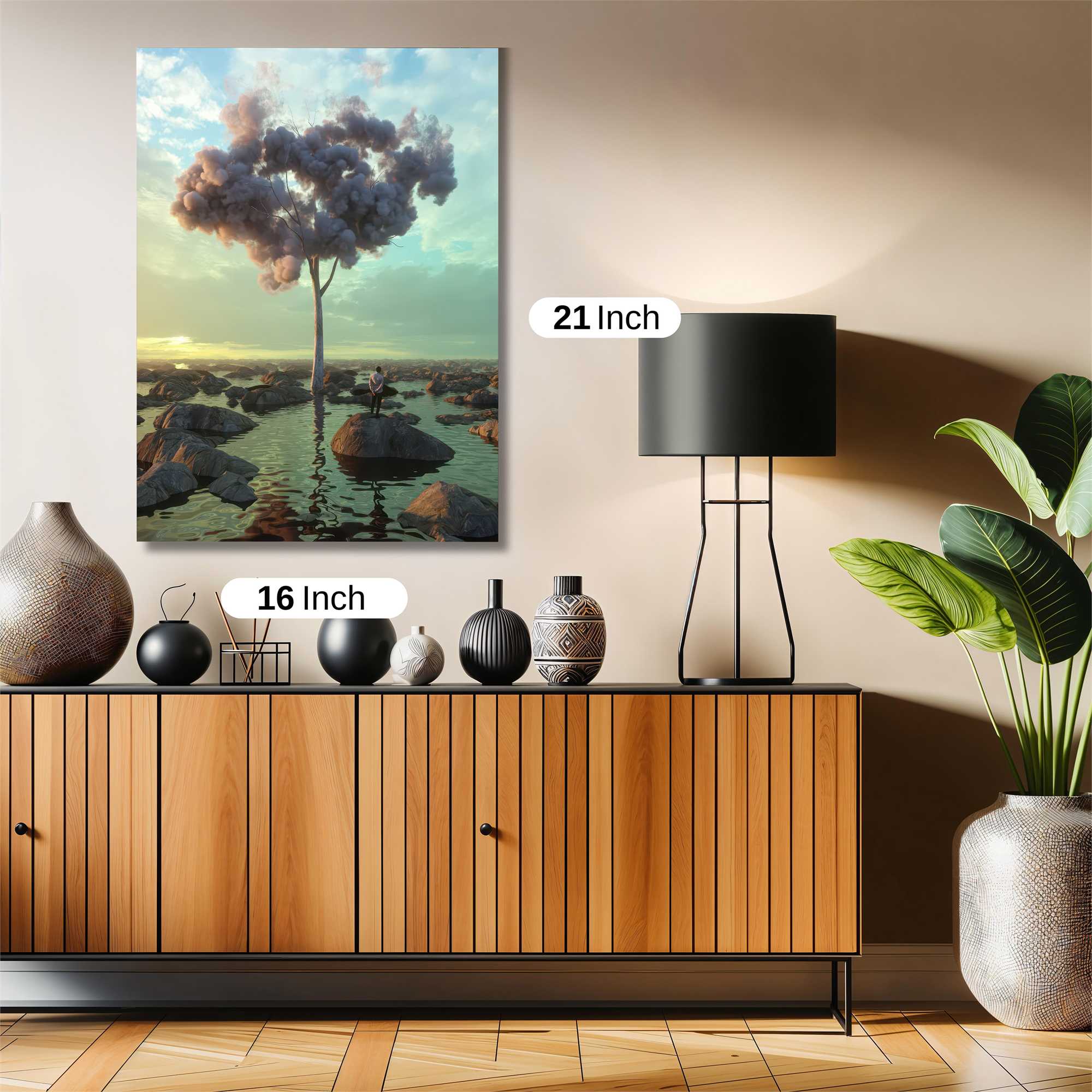 Dreamscape Serenity Safe Wall Magnetic / M