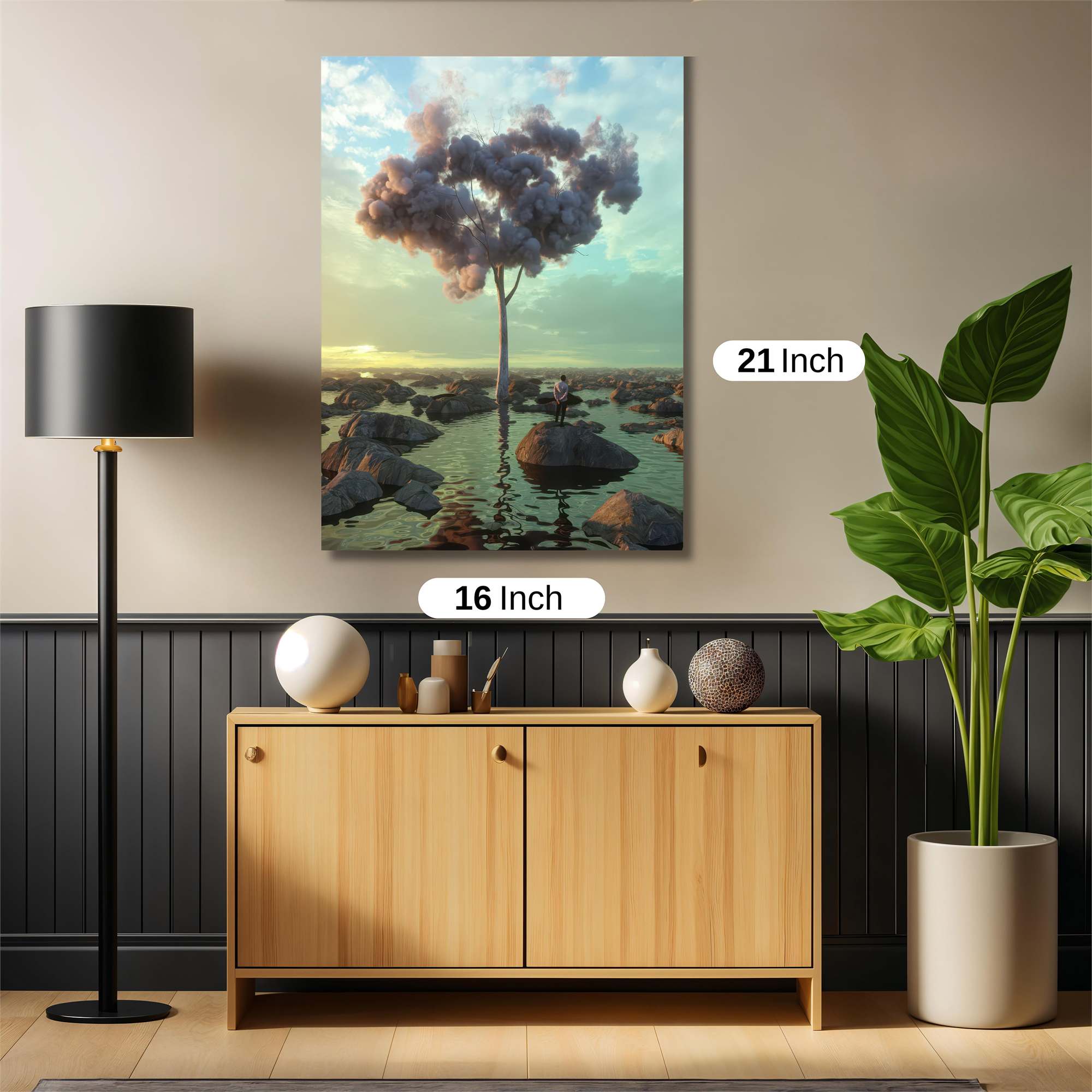 Dreamscape Serenity Safe Wall Magnetic / M