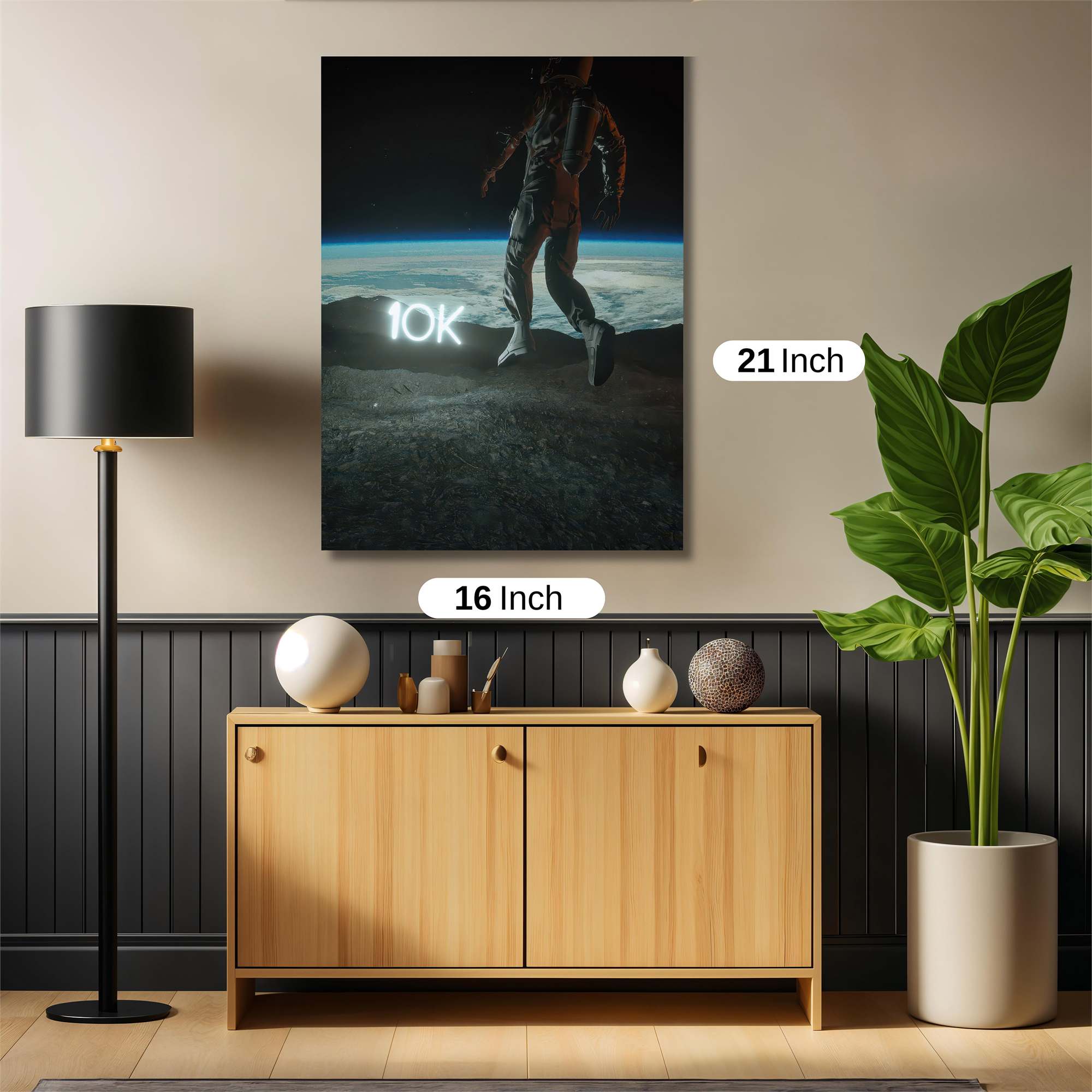 Astronaut Leap Safe Wall Magnetic / M