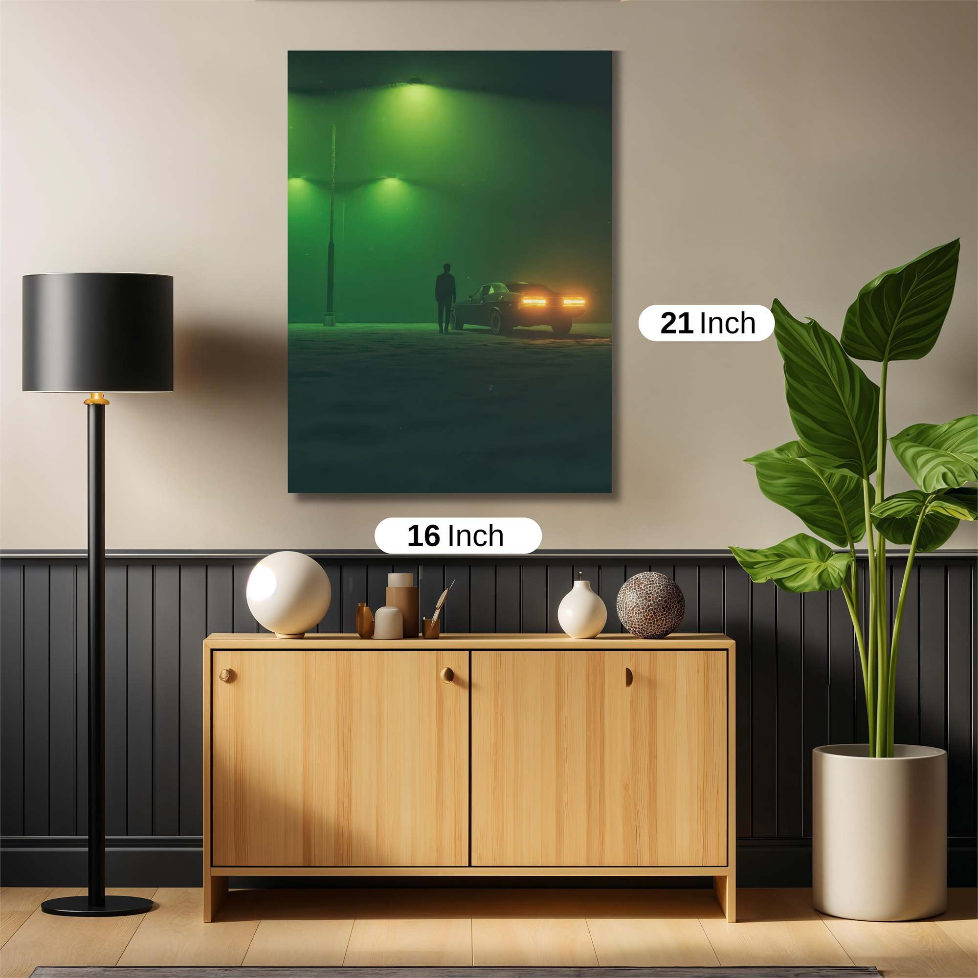 Night Departure Safe Wall Magnetic / M