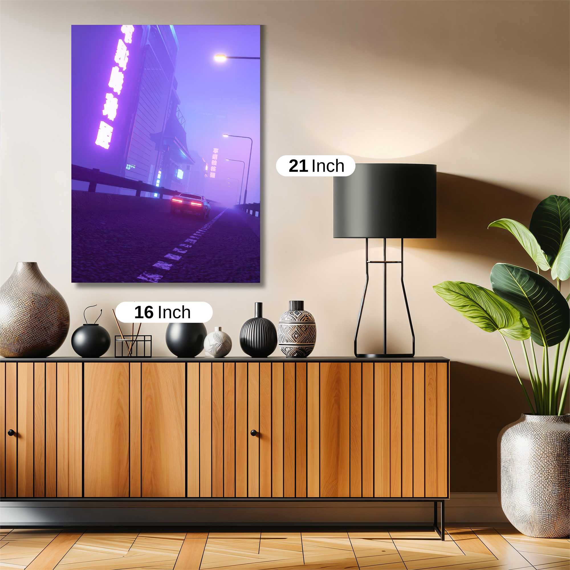 Neon Serenity Safe Wall Magnetic / M