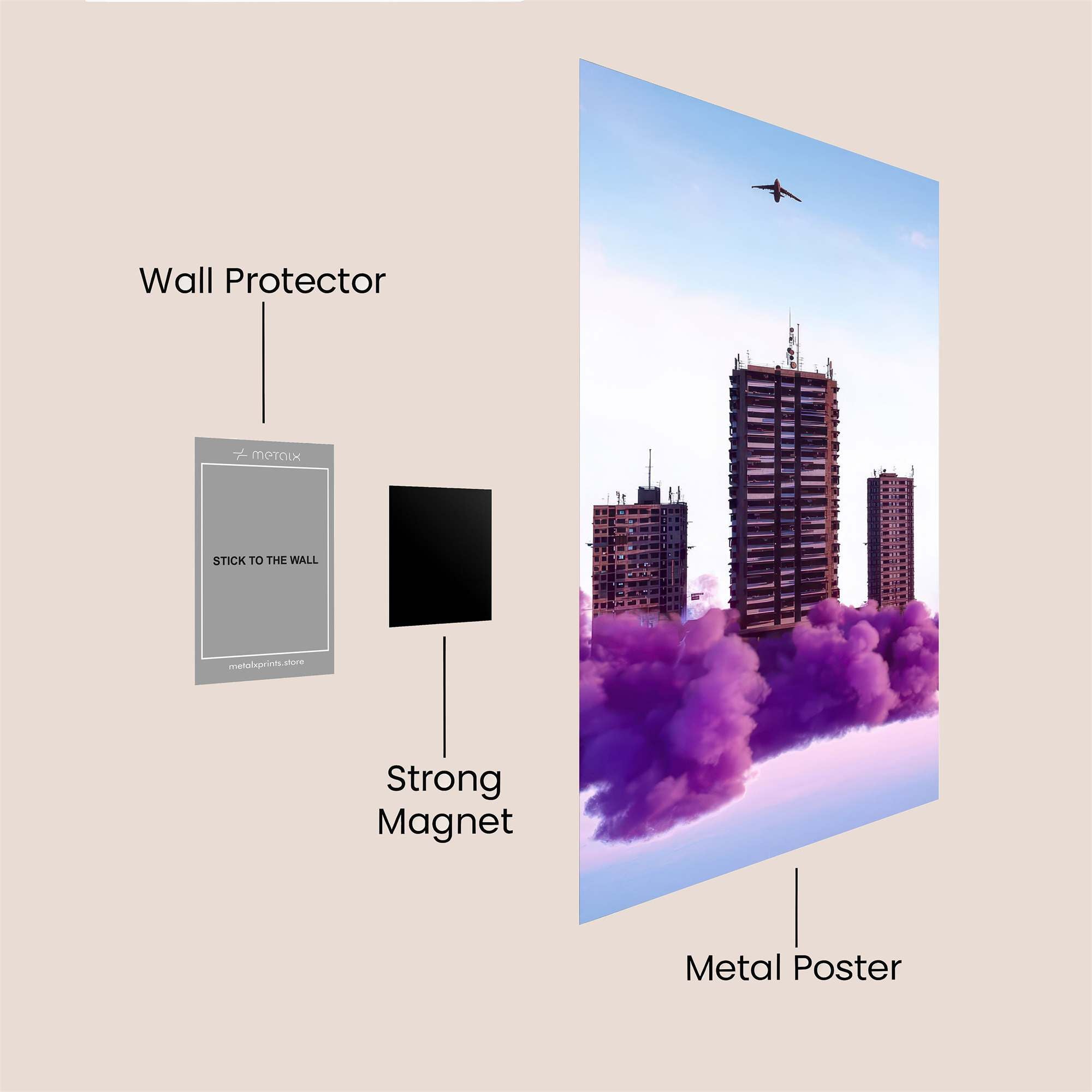 Skyward Dream Safe Wall Magnetic / M