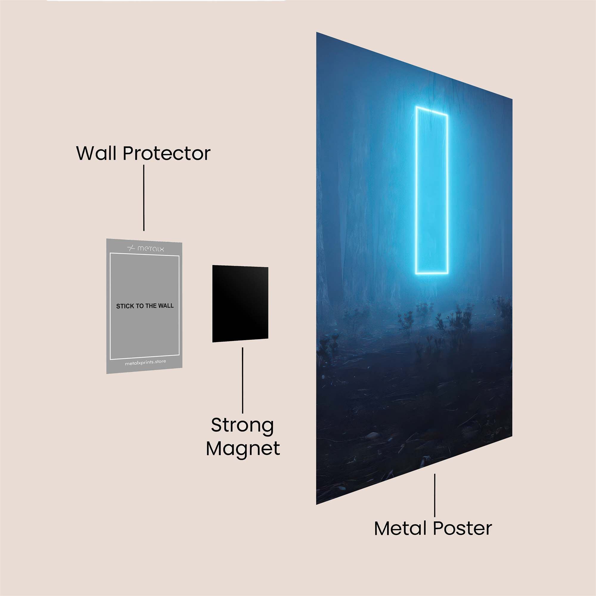 Portal Enigma Safe Wall Magnetic / M