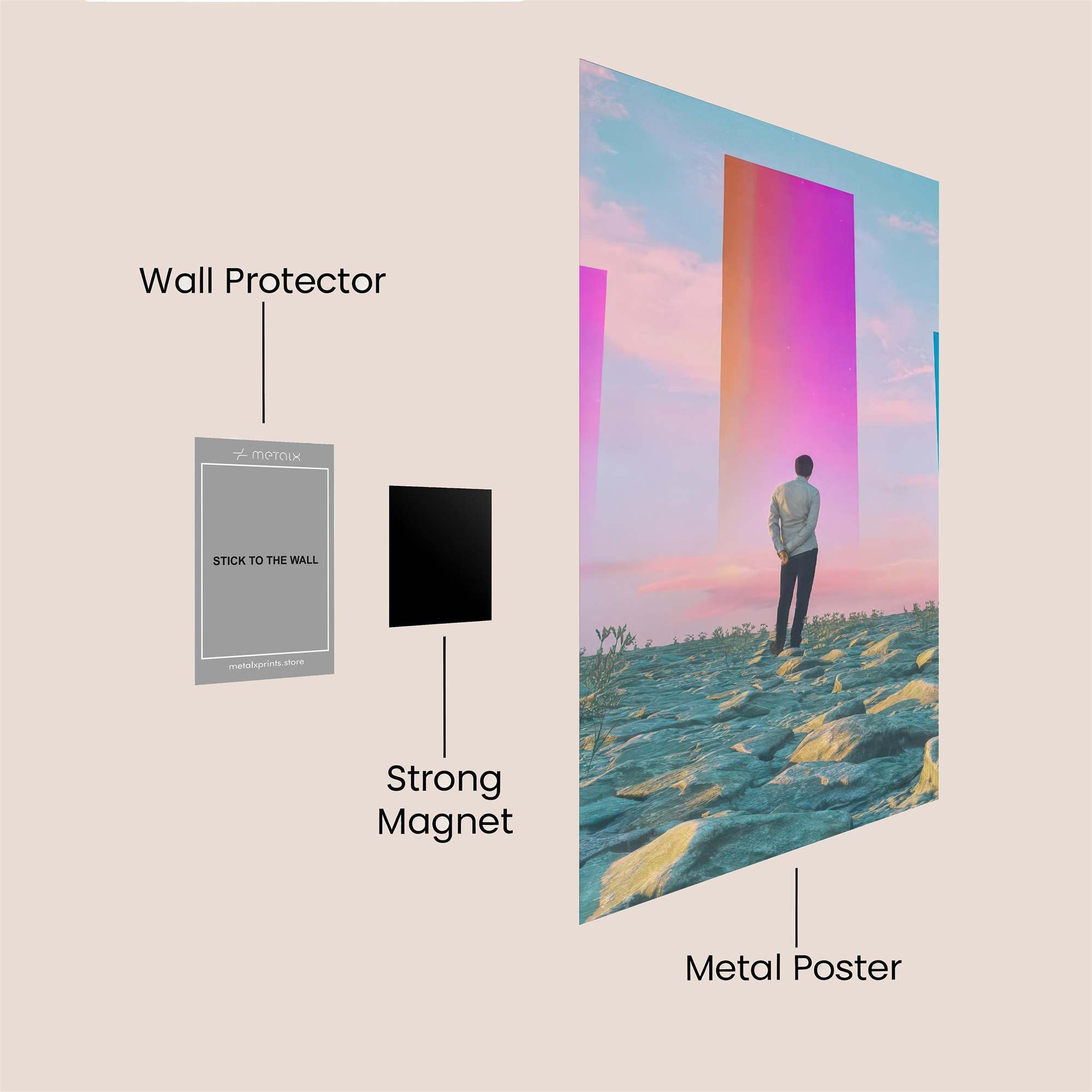 Dreamscape Wonder Safe Wall Magnetic / M