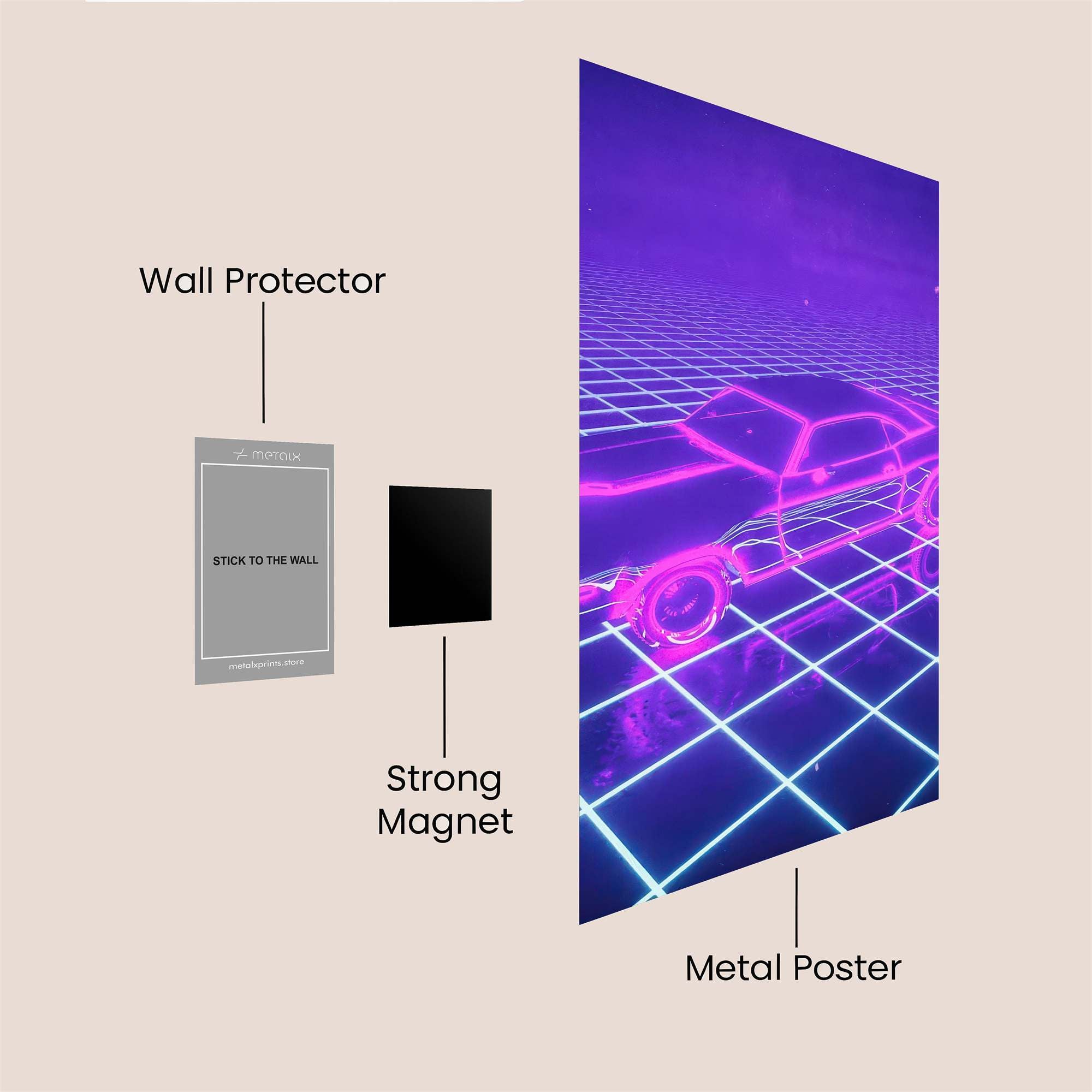 Camaro Cyber Safe Wall Magnetic / M