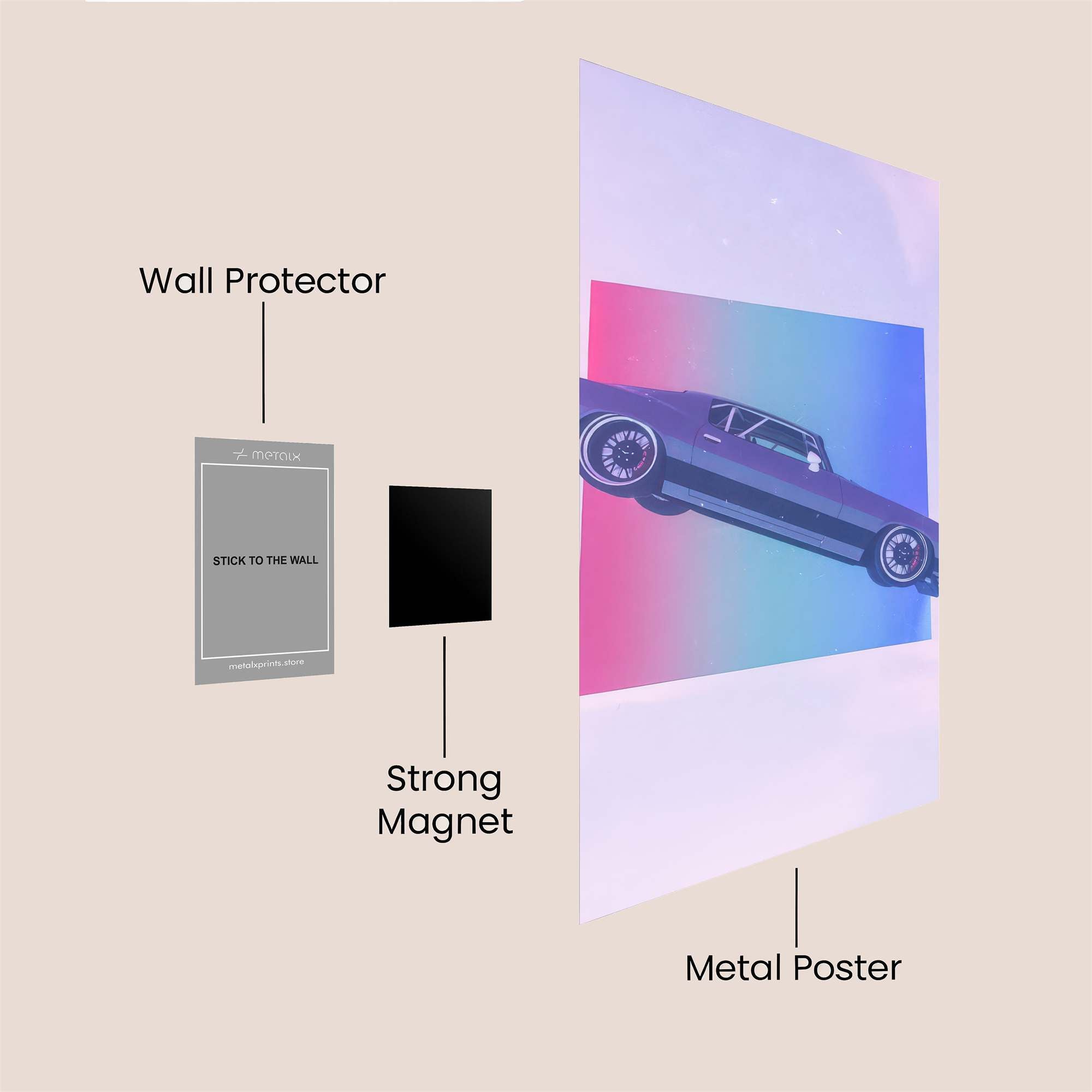 Hazmat Hero Safe Wall Magnetic / M