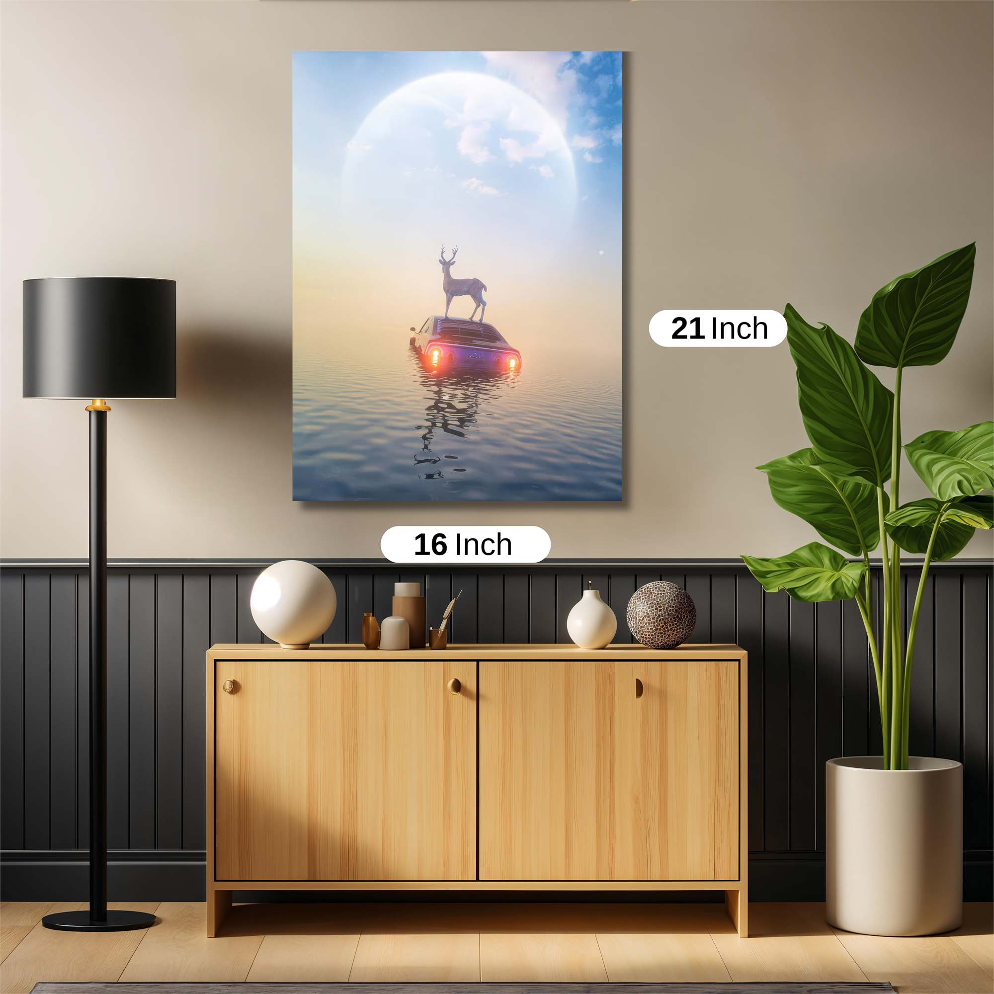 Deer Dreamscape Safe Wall Magnetic / M