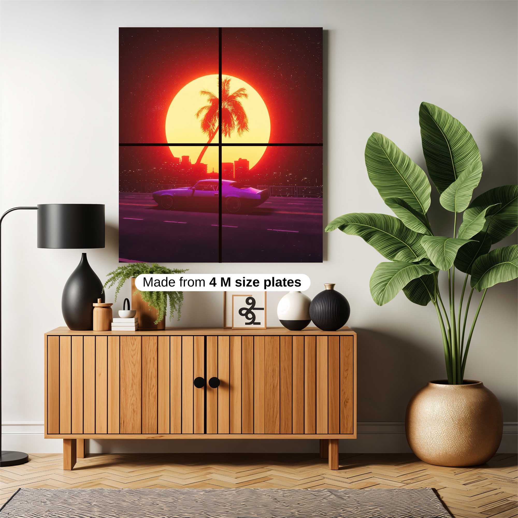 Sunset Serenity Safe Wall Magnetic / M