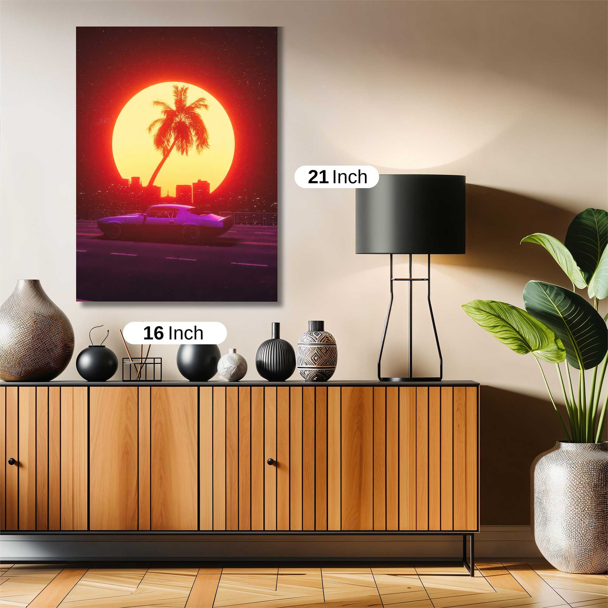 Sunset Serenity Safe Wall Magnetic / M