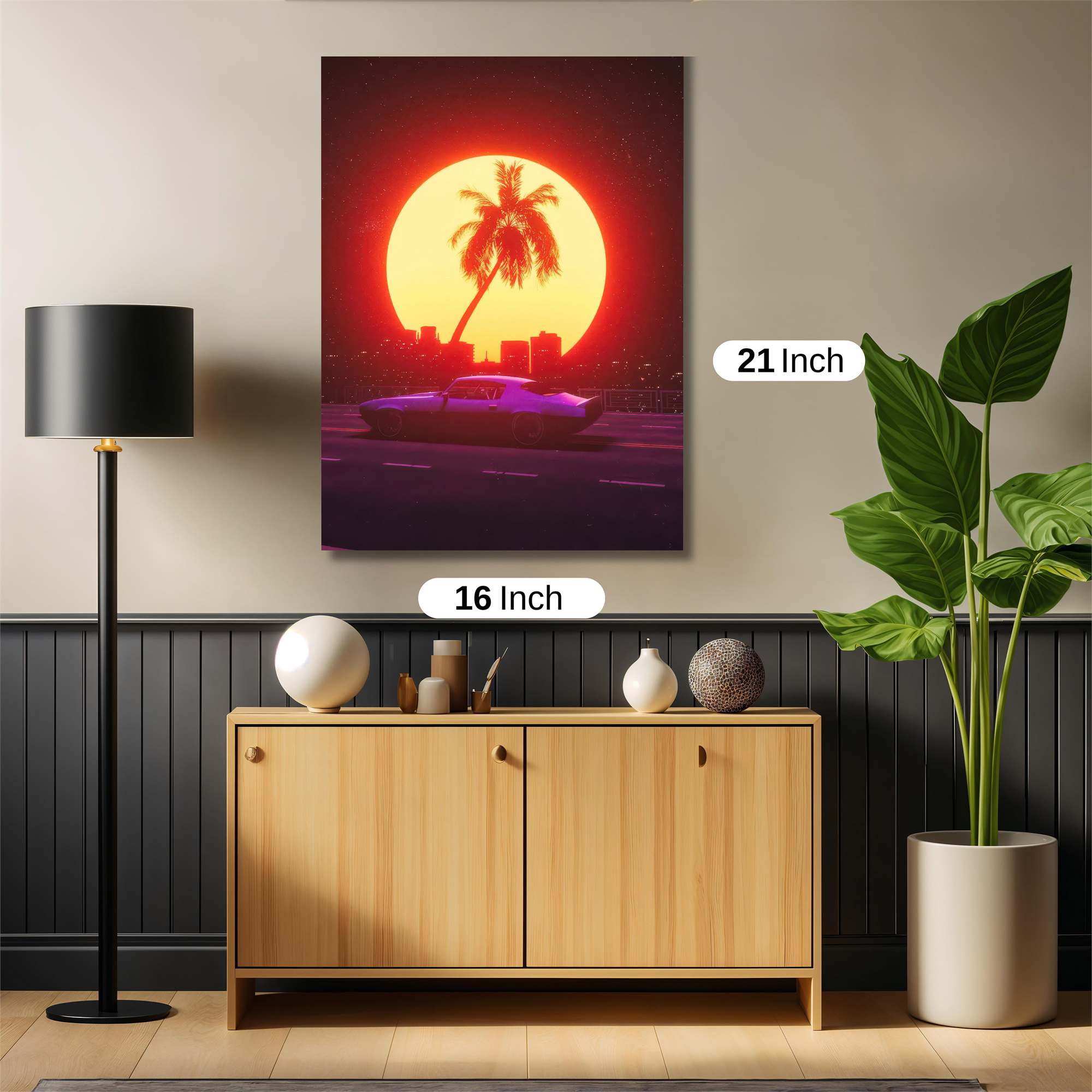Sunset Serenity Safe Wall Magnetic / M