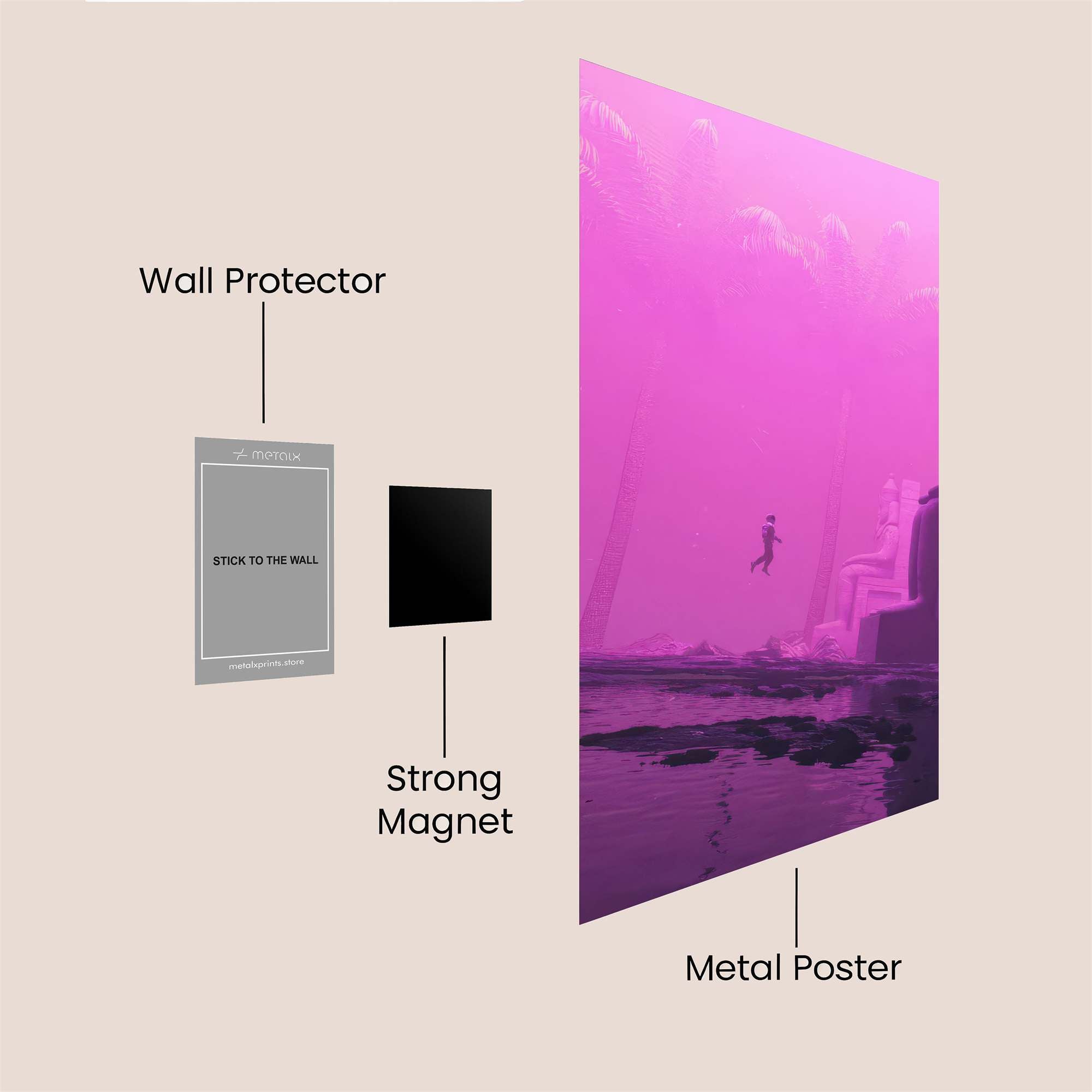 Pharaoh Dream Safe Wall Magnetic / M