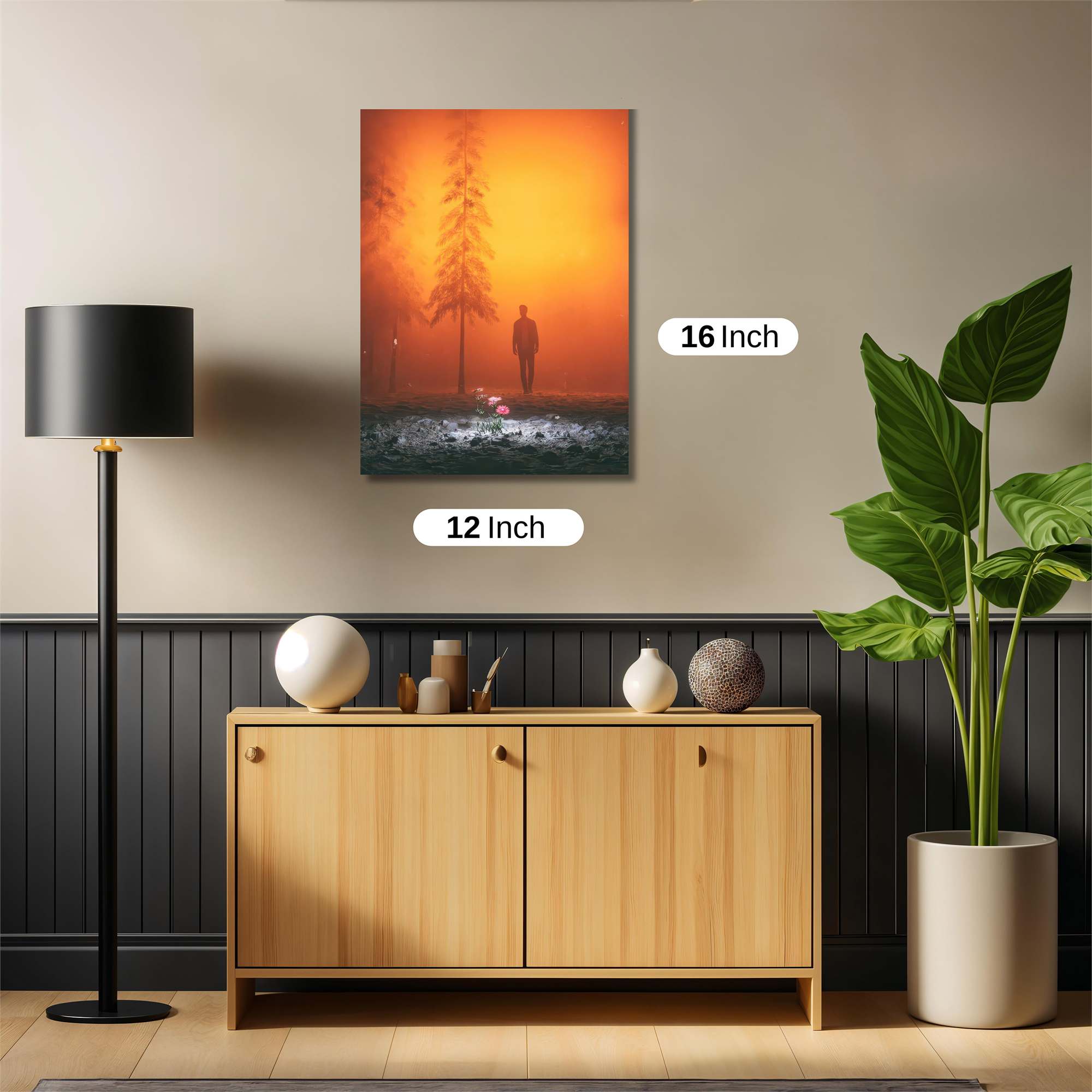 Silhouette Mystery Safe Wall Magnetic / M