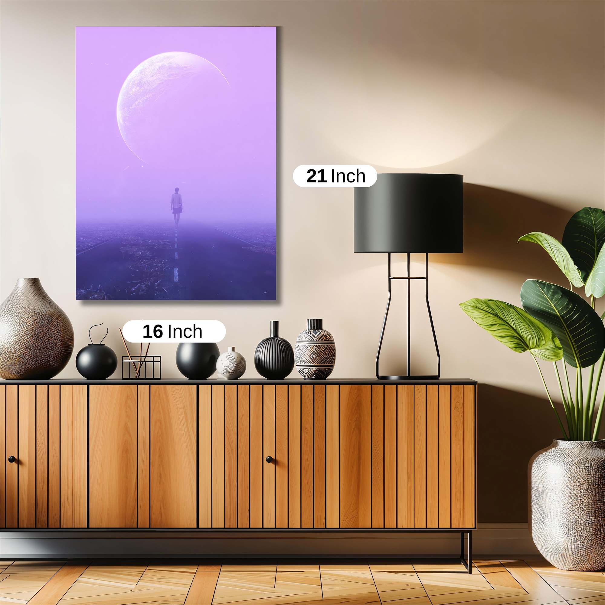 Moonlit Solitude Safe Wall Magnetic / M