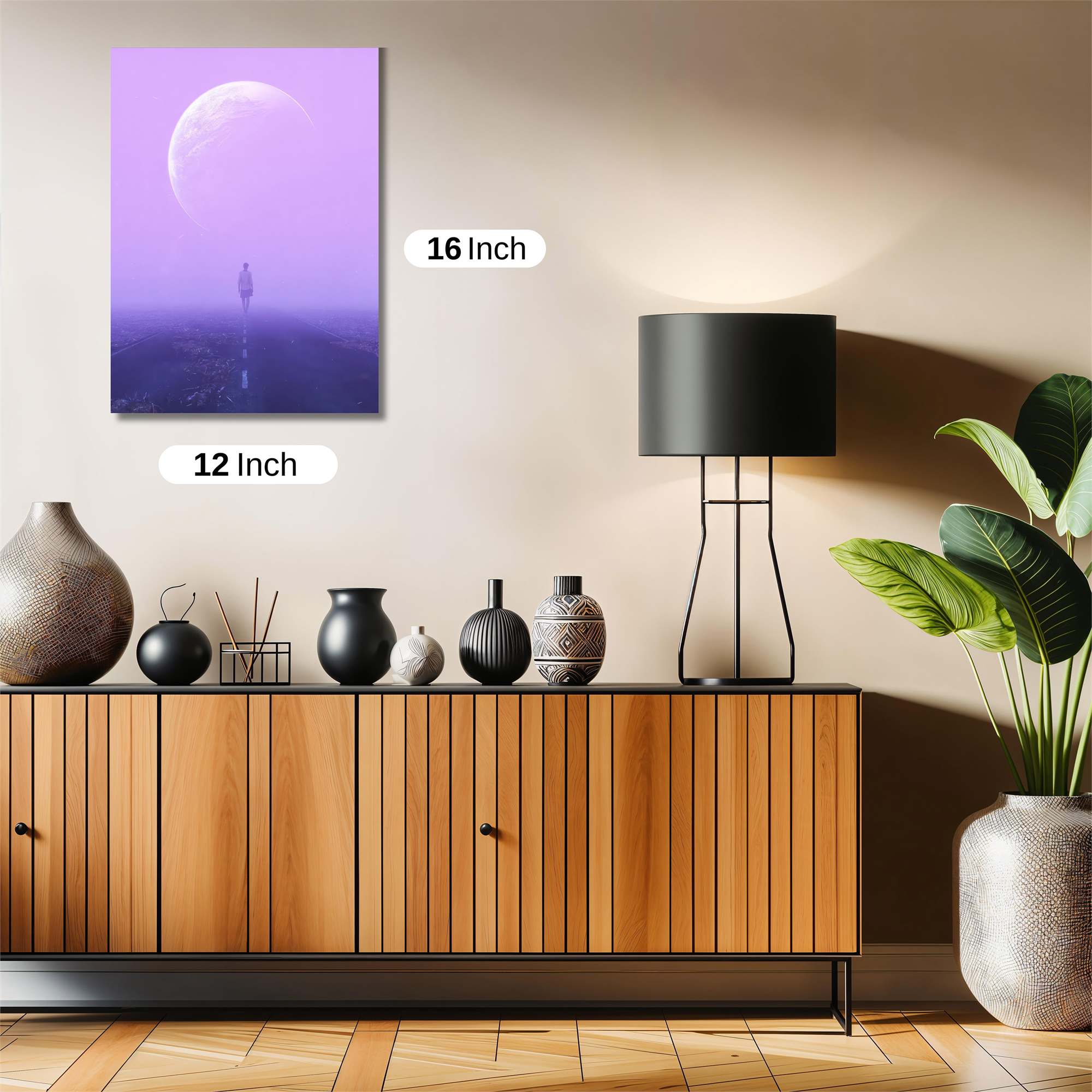 Moonlit Solitude Safe Wall Magnetic / M