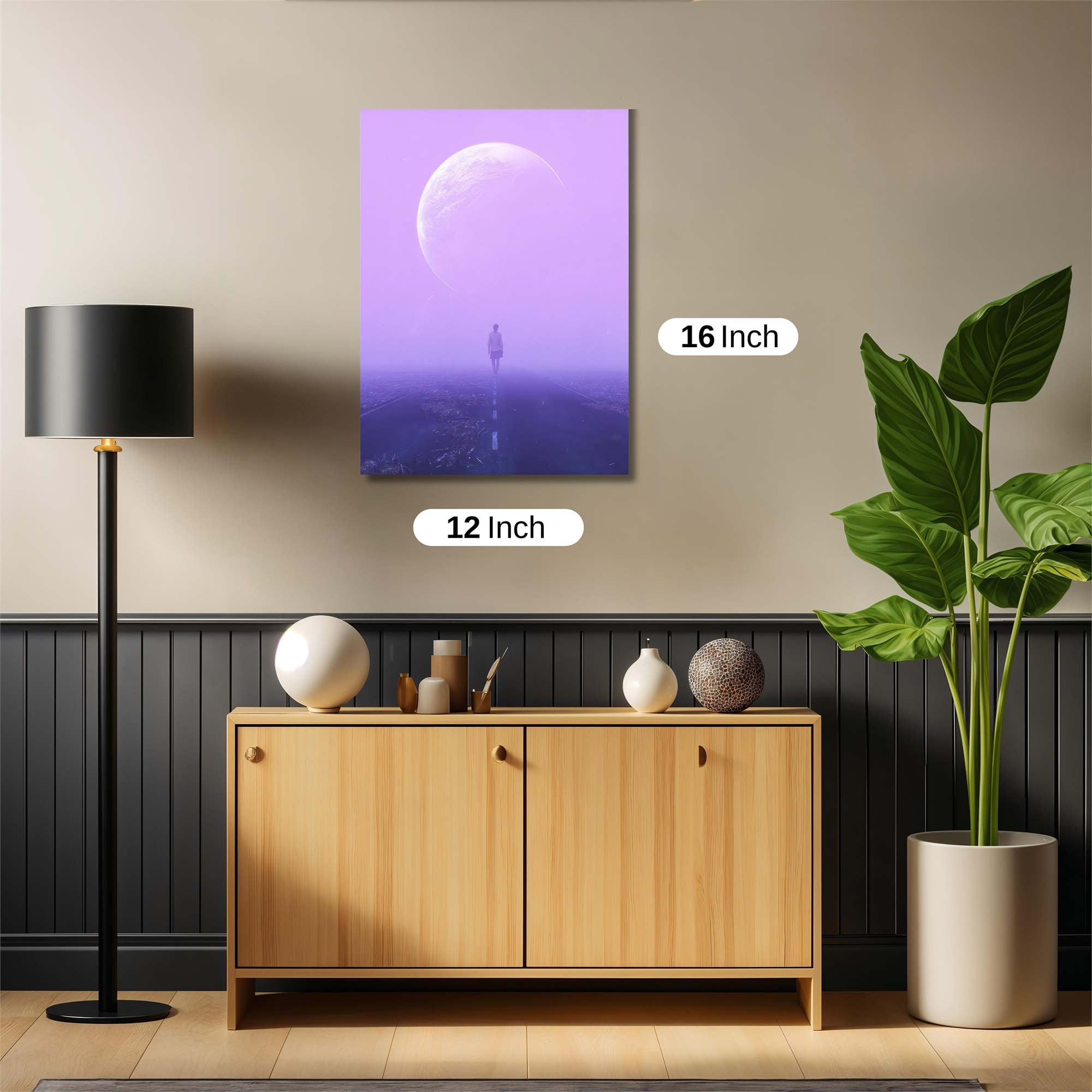 Moonlit Solitude Safe Wall Magnetic / M