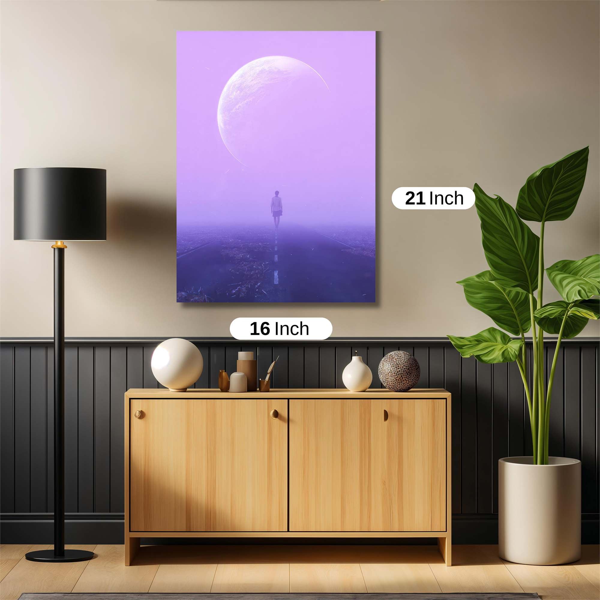 Moonlit Solitude Safe Wall Magnetic / M