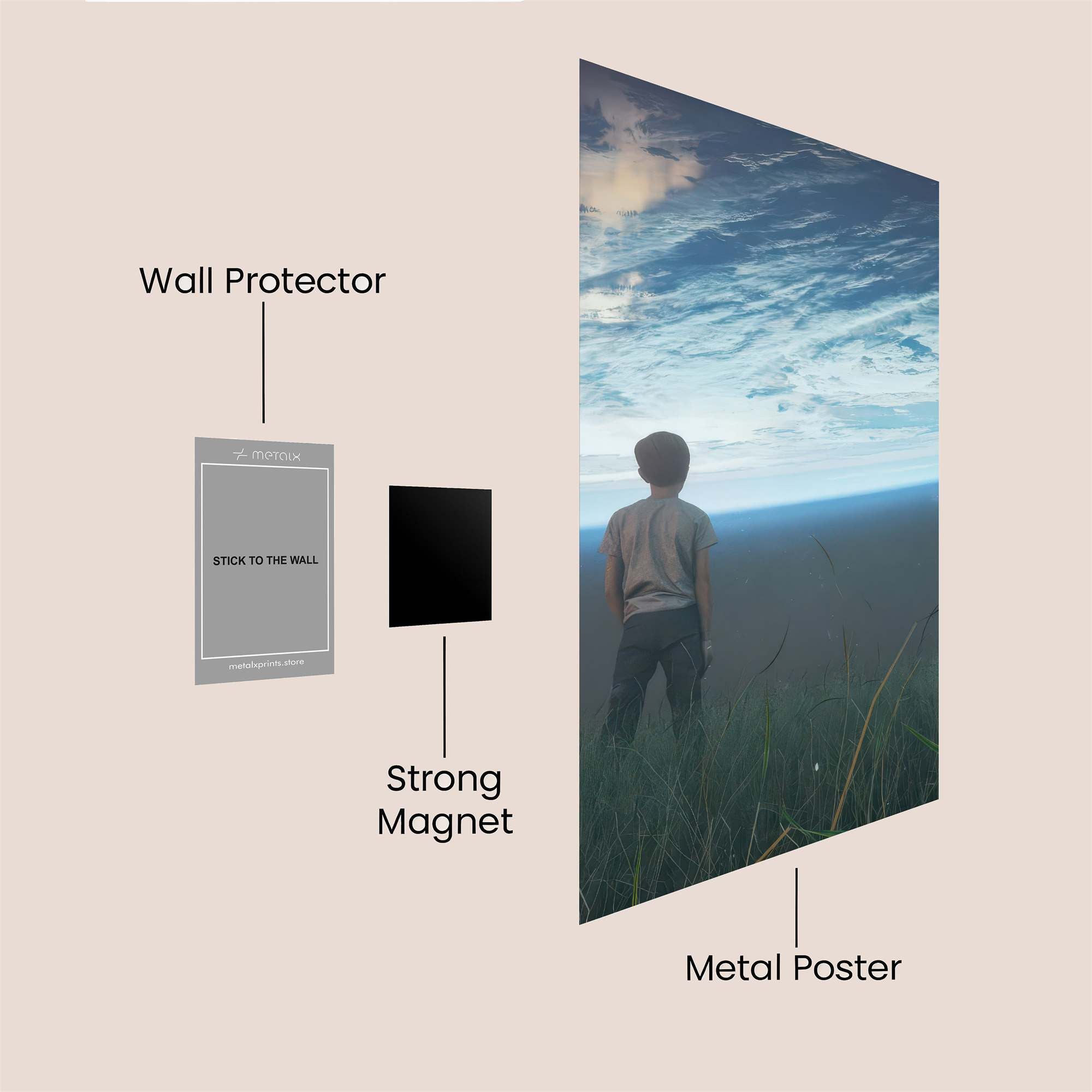 Cosmic Solitude Safe Wall Magnetic / M