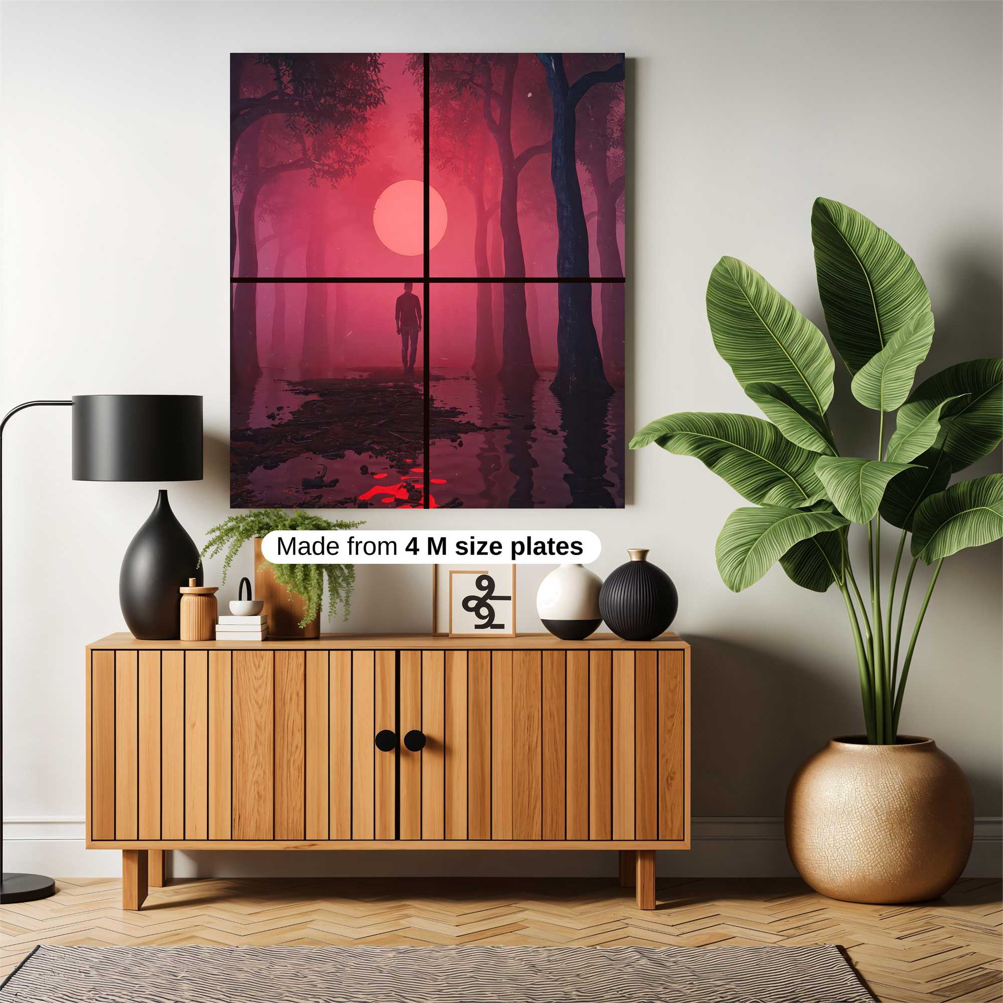 Moonlit Solitude Safe Wall Magnetic / M