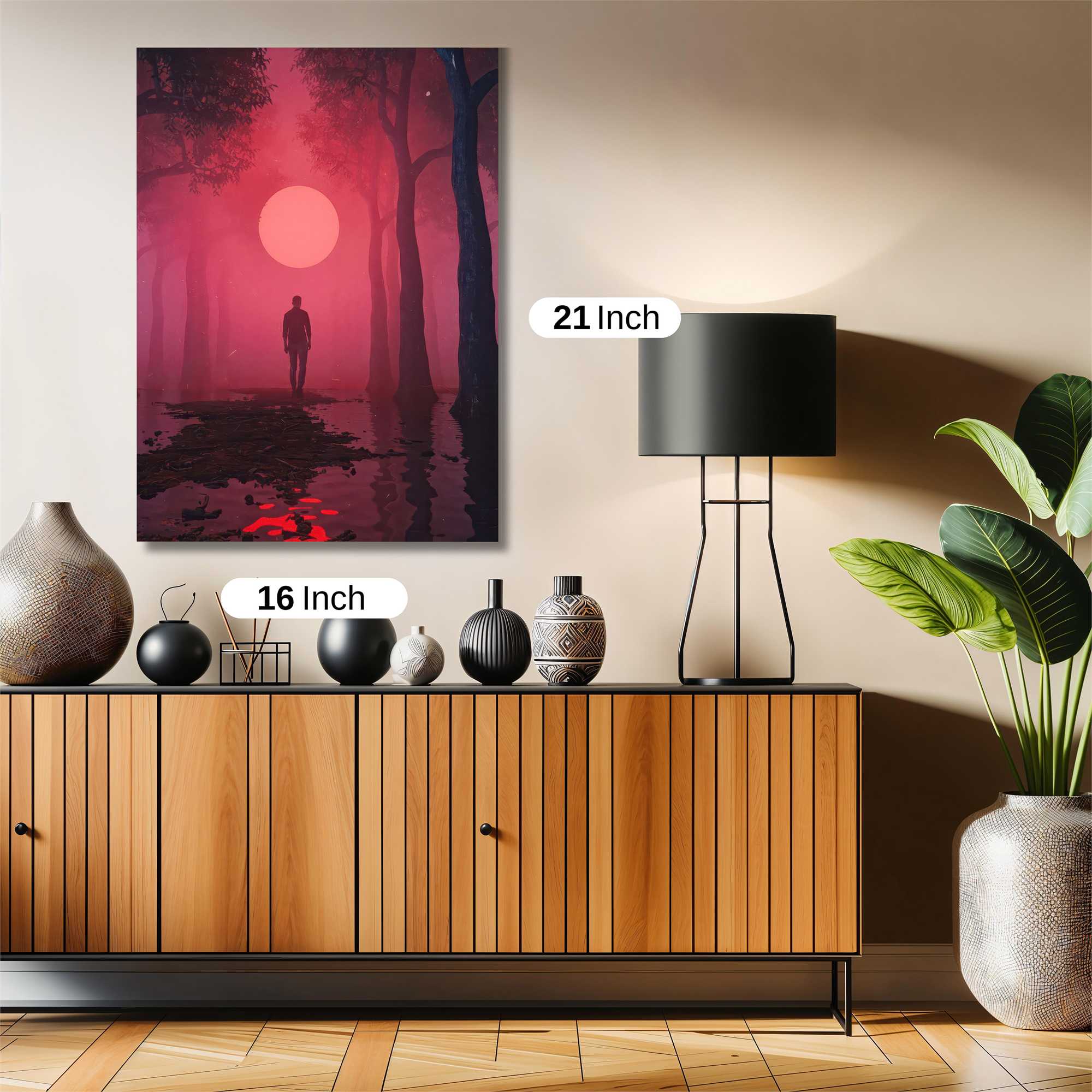 Moonlit Solitude Safe Wall Magnetic / M