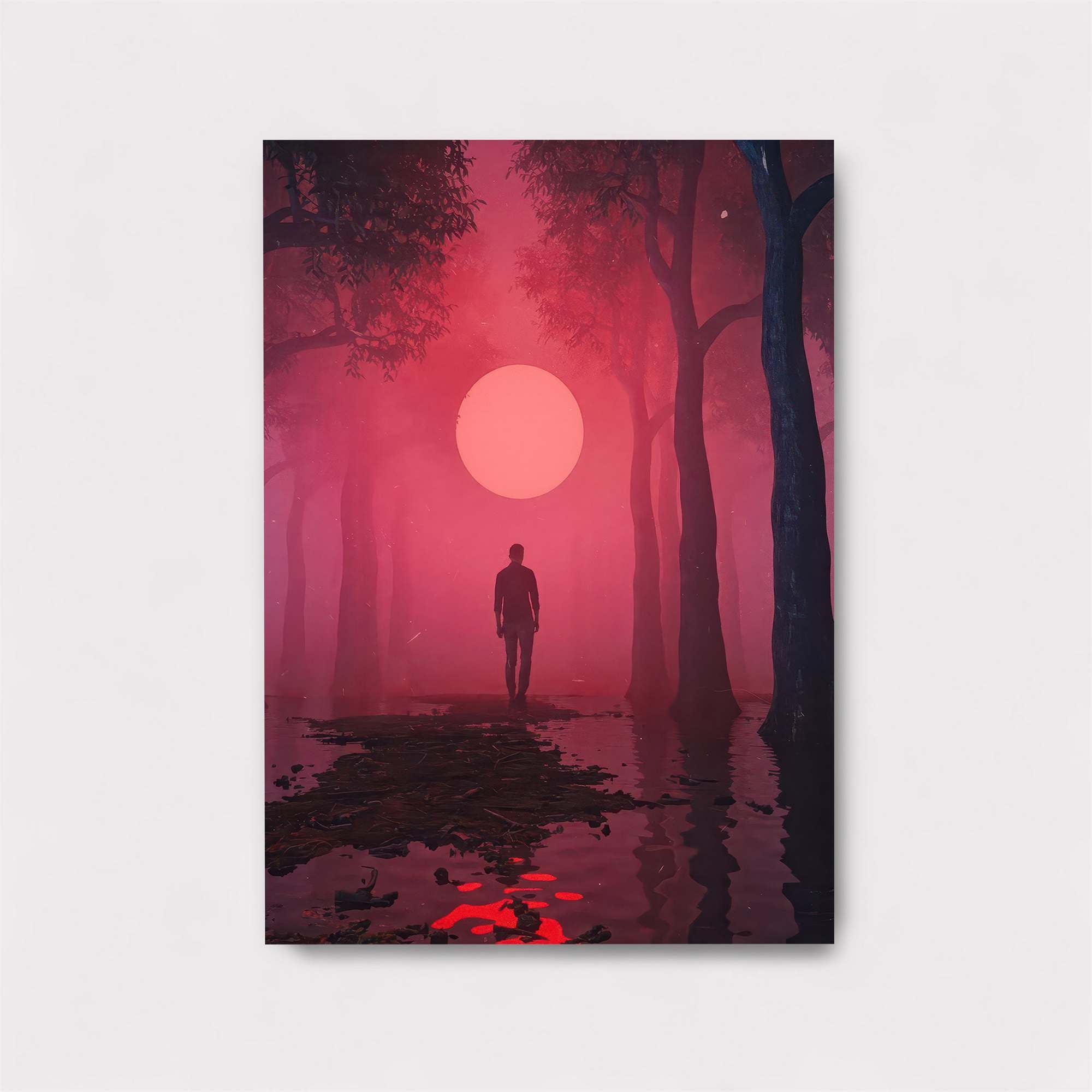 Moonlit Solitude Safe Wall Magnetic / M