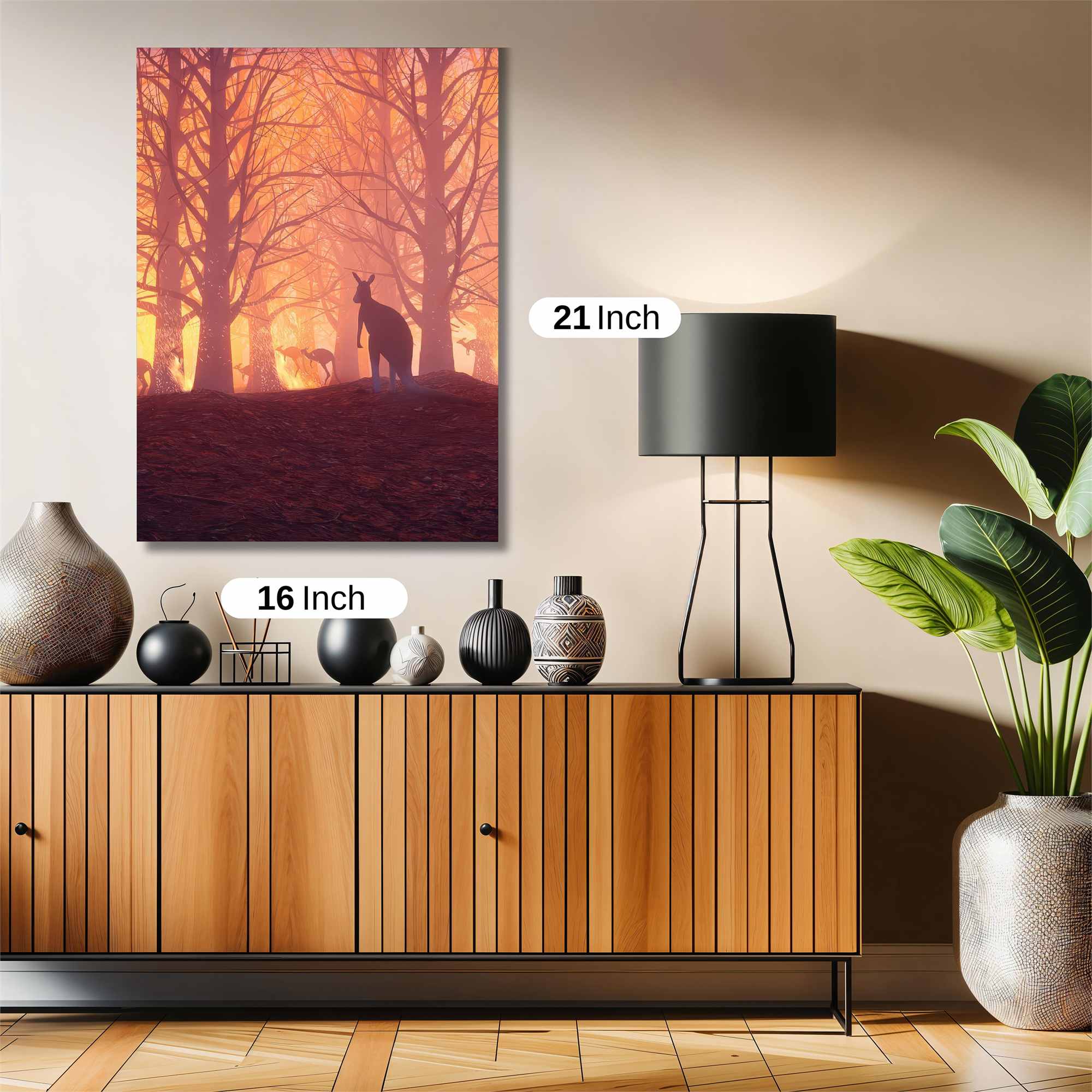 Kangaroo Escape Safe Wall Magnetic / M