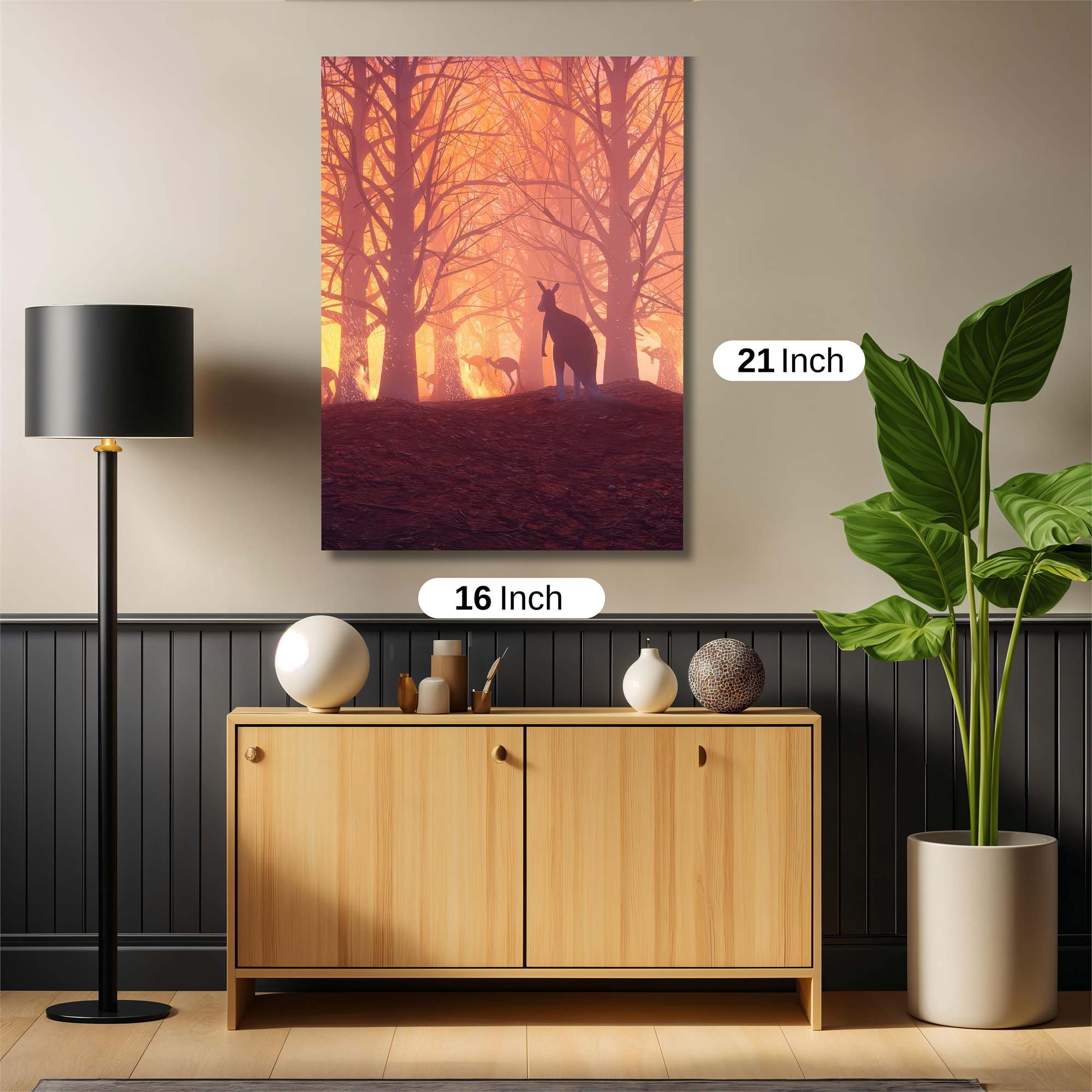 Kangaroo Escape Safe Wall Magnetic / M