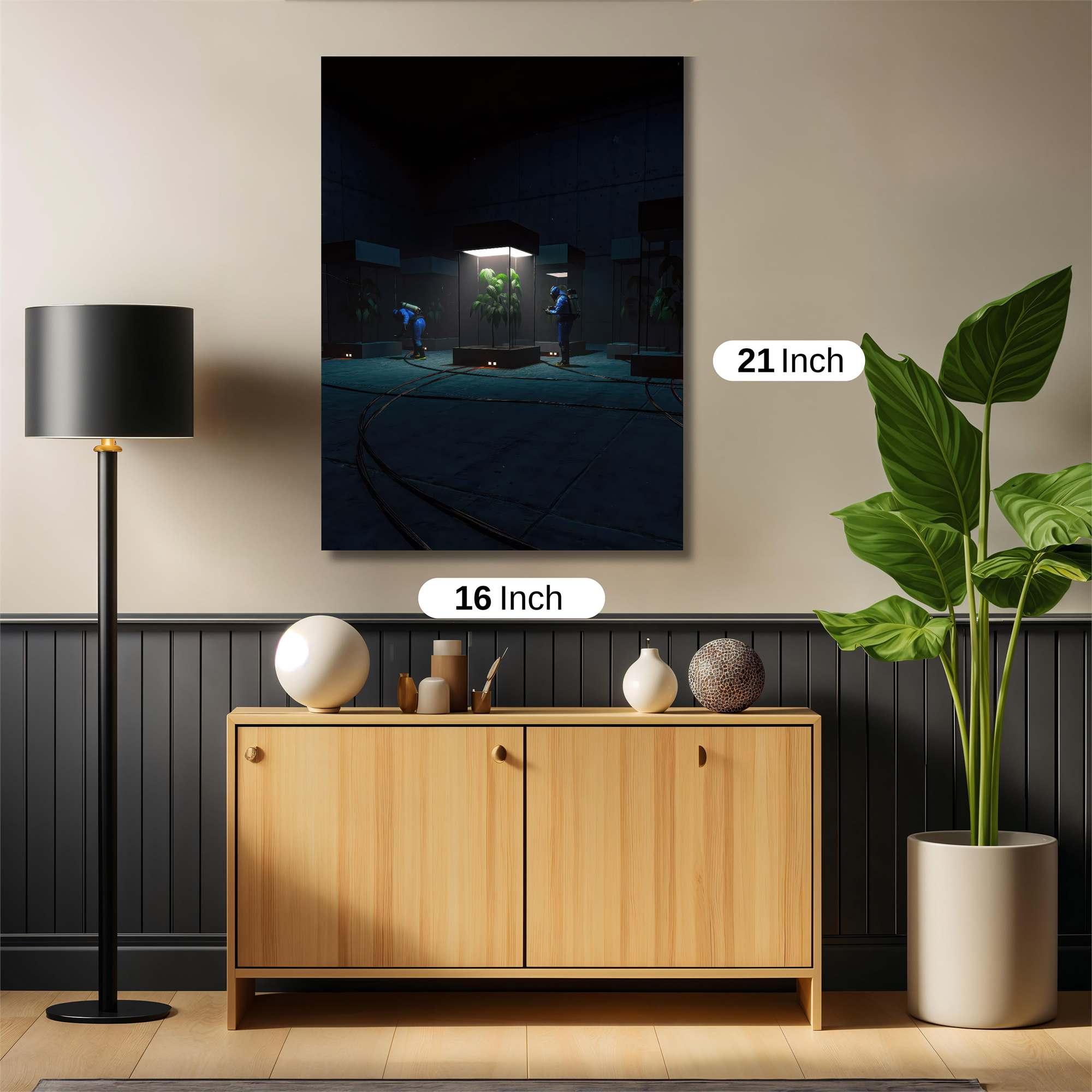 Plant Sanctuary Safe Wall Magnetic / M