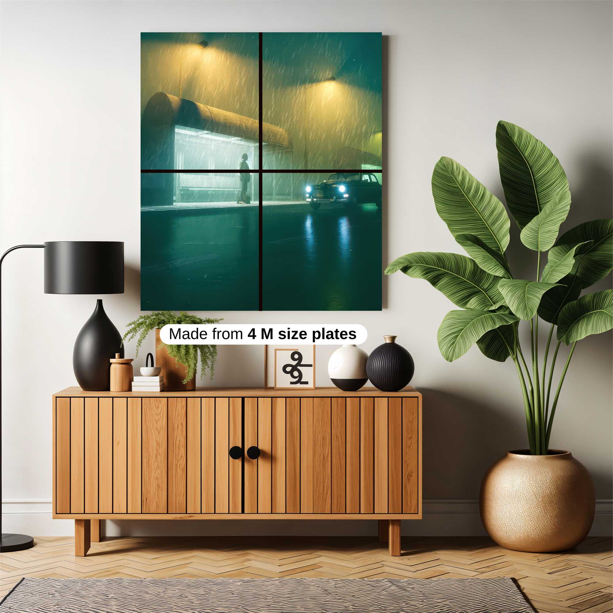 Rainy Solitude Safe Wall Magnetic / M