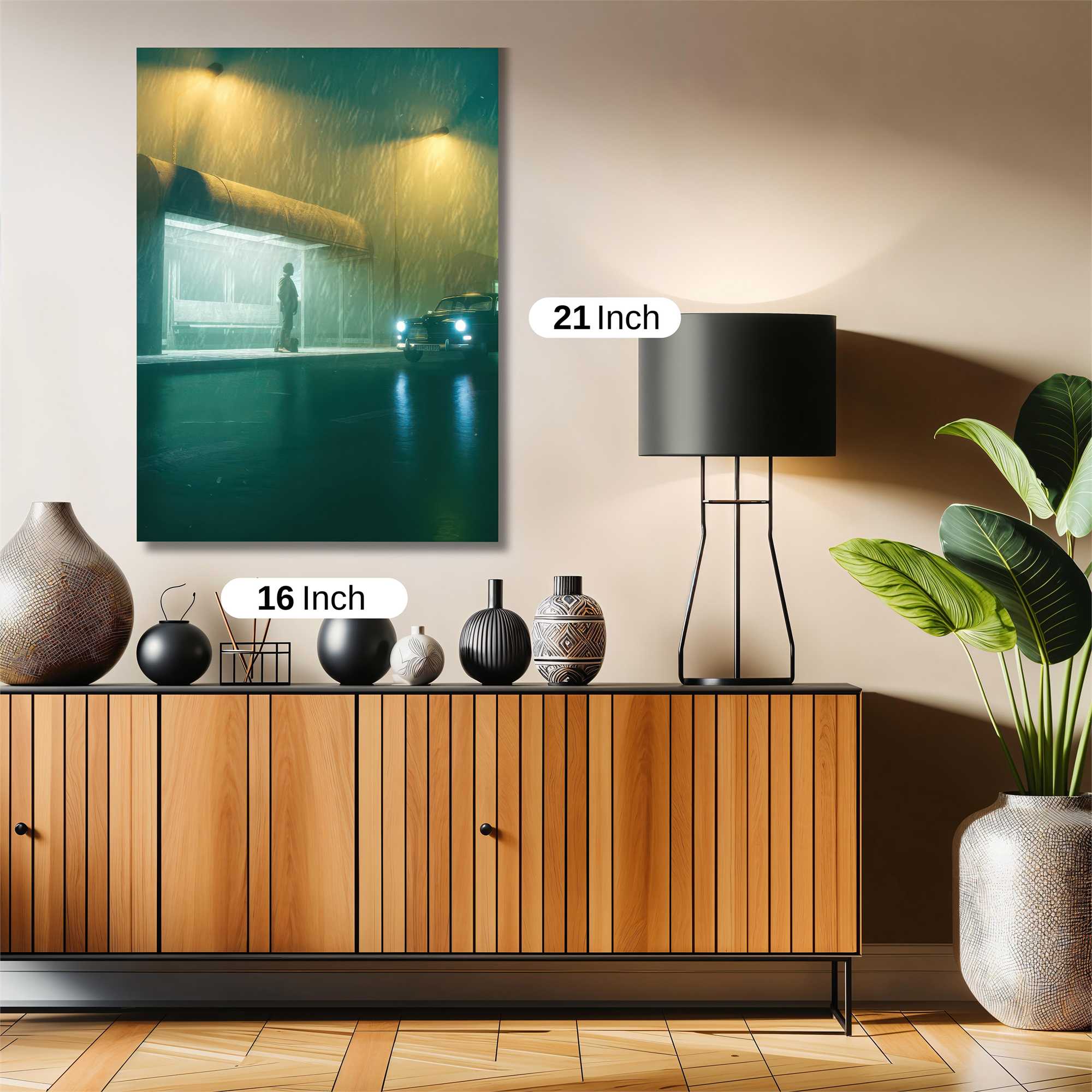 Rainy Solitude Safe Wall Magnetic / M