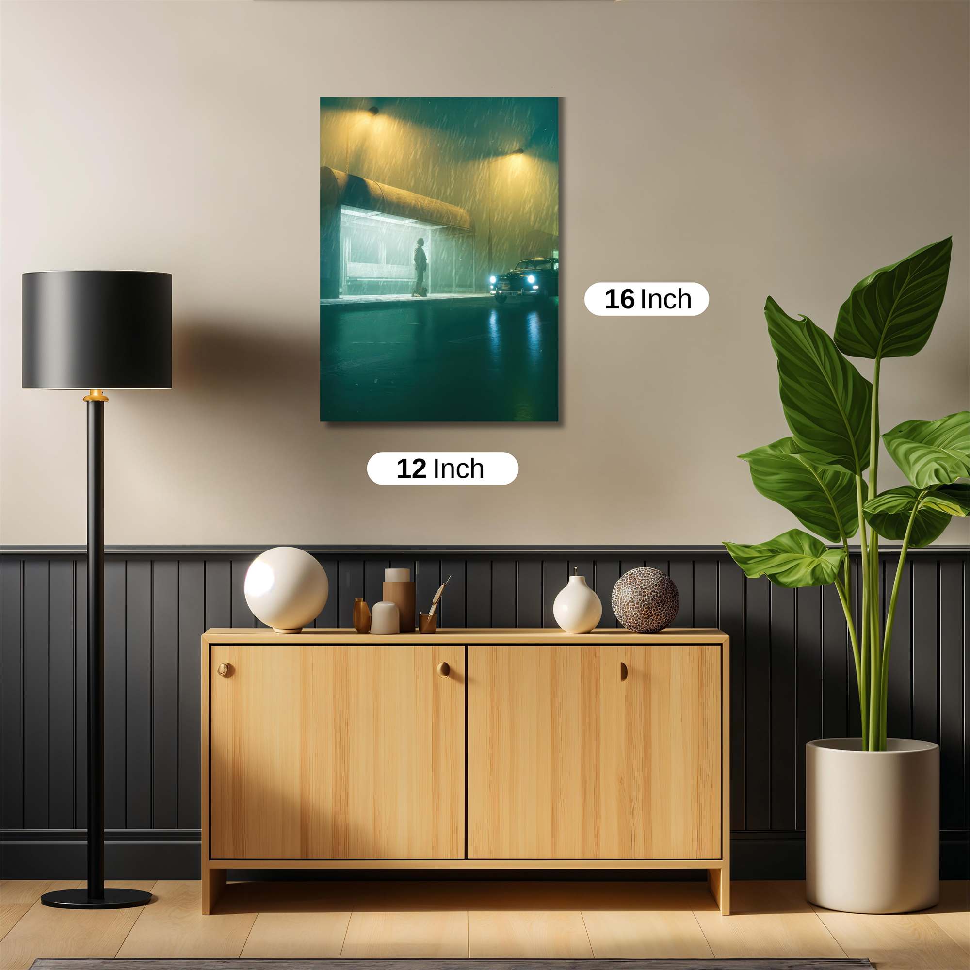 Rainy Solitude Safe Wall Magnetic / M