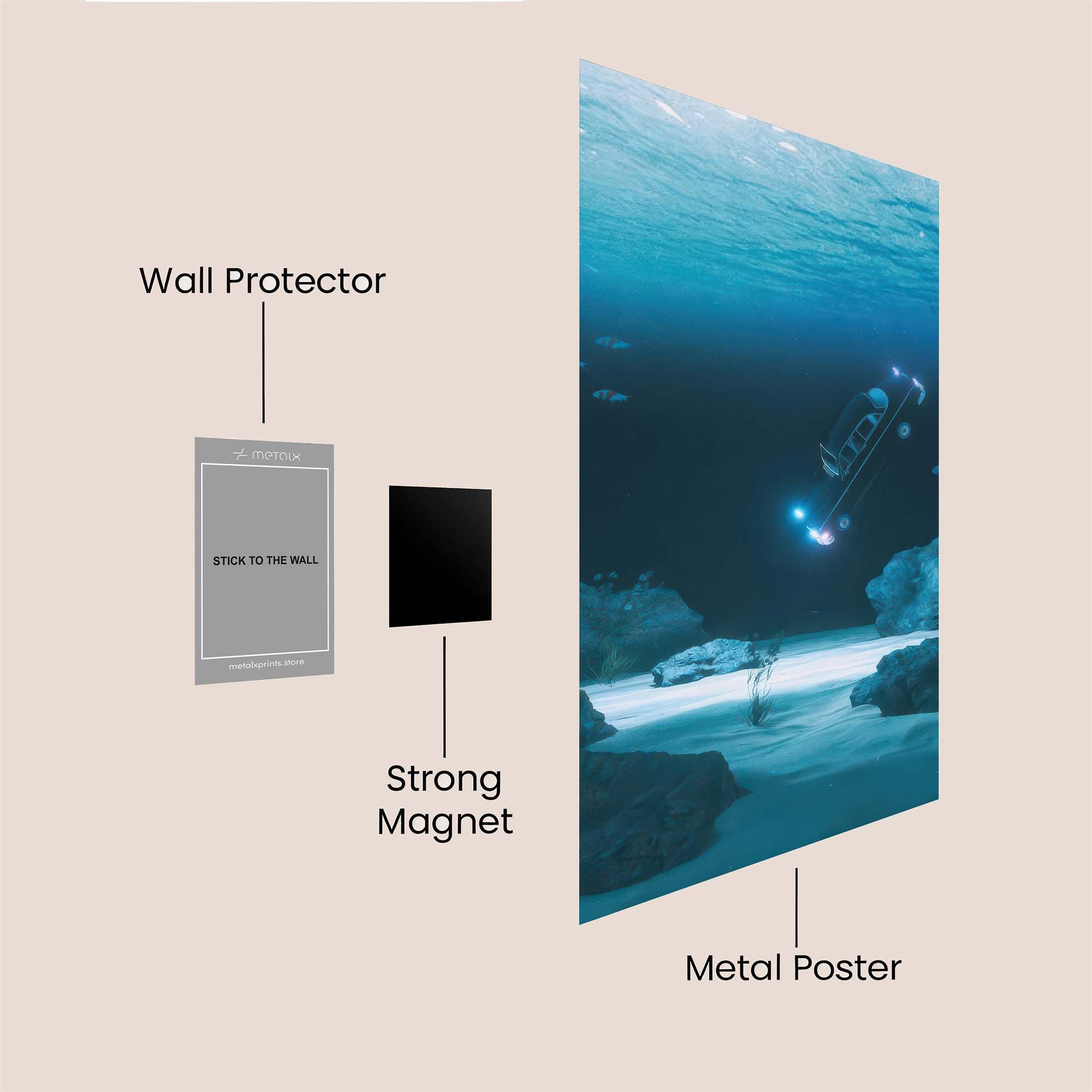 Car Abyss Safe Wall Magnetic / M