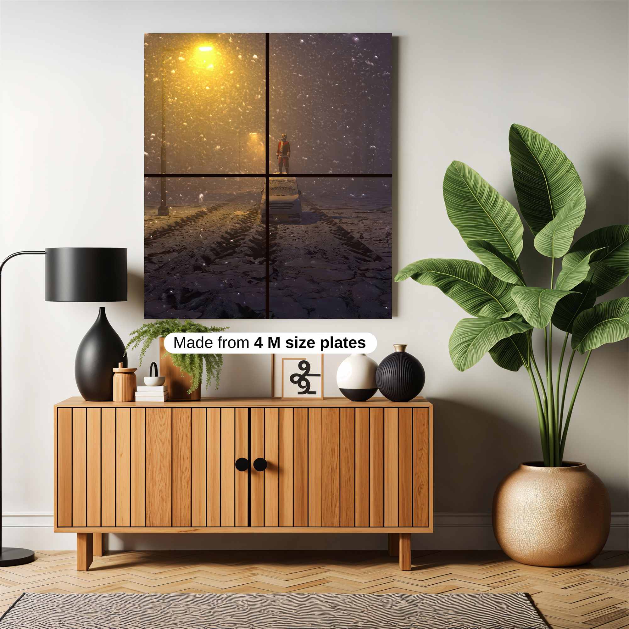 Snowbound Solitude Safe Wall Magnetic / M